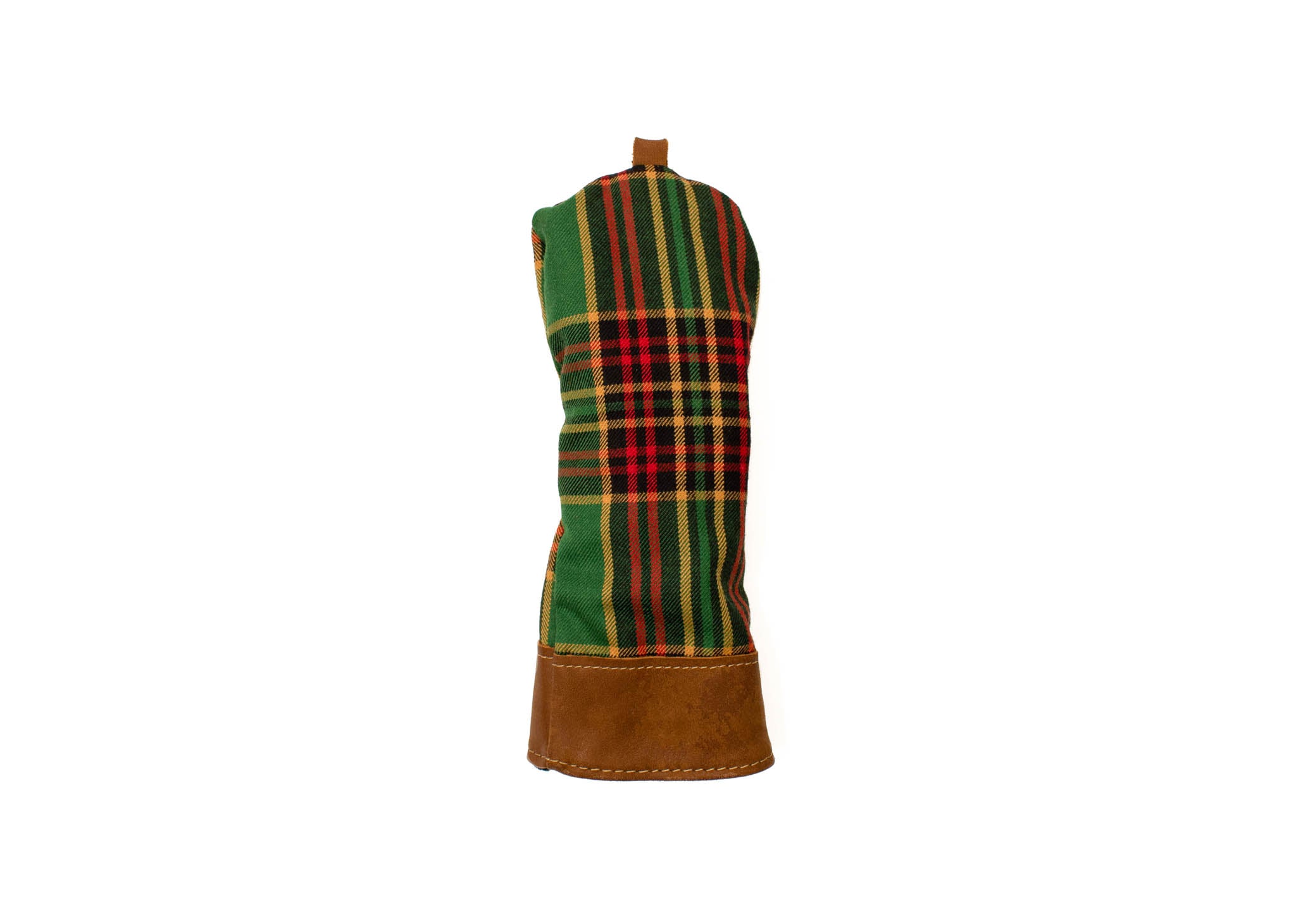 Leather & Wool Tartan Head Cover