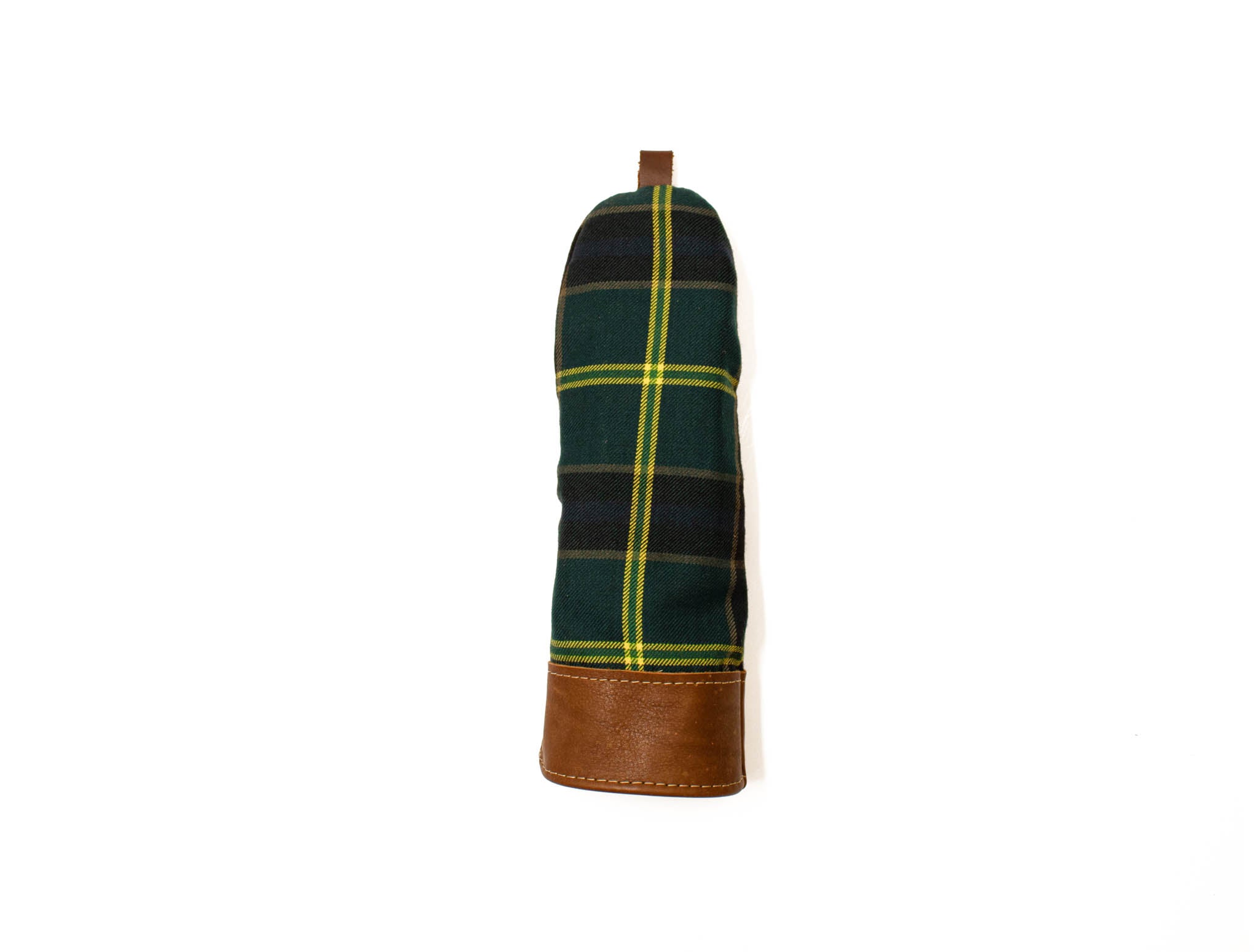 Leather & Wool Tartan Head Cover