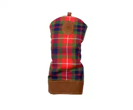 Leather & Wool Tartan Head Cover