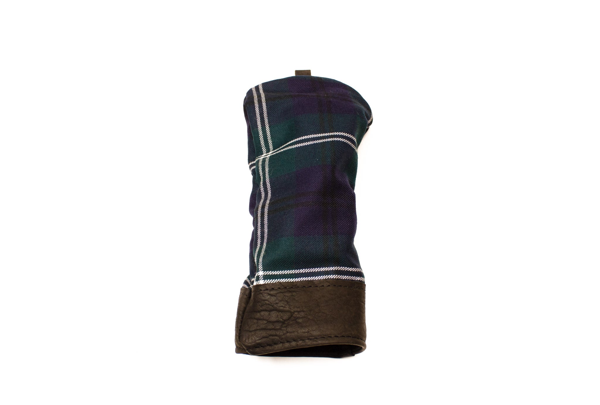 Leather & Wool Tartan Head Cover