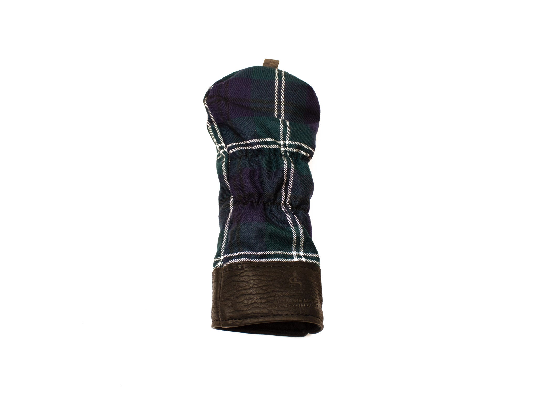 Leather & Wool Tartan Head Cover