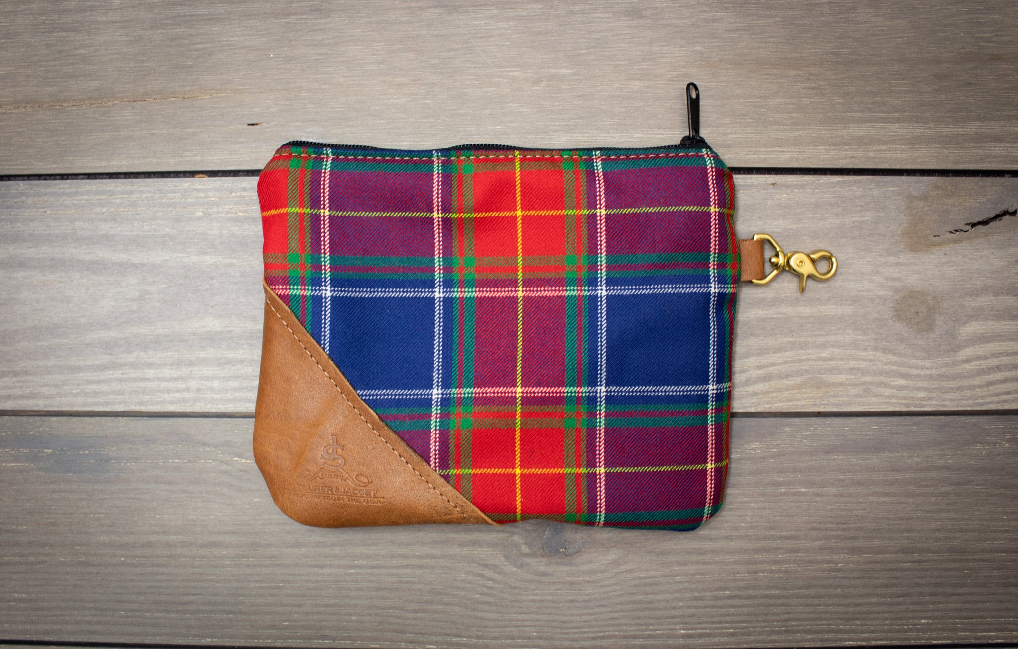 Leather & Wool Tartan Head Cover