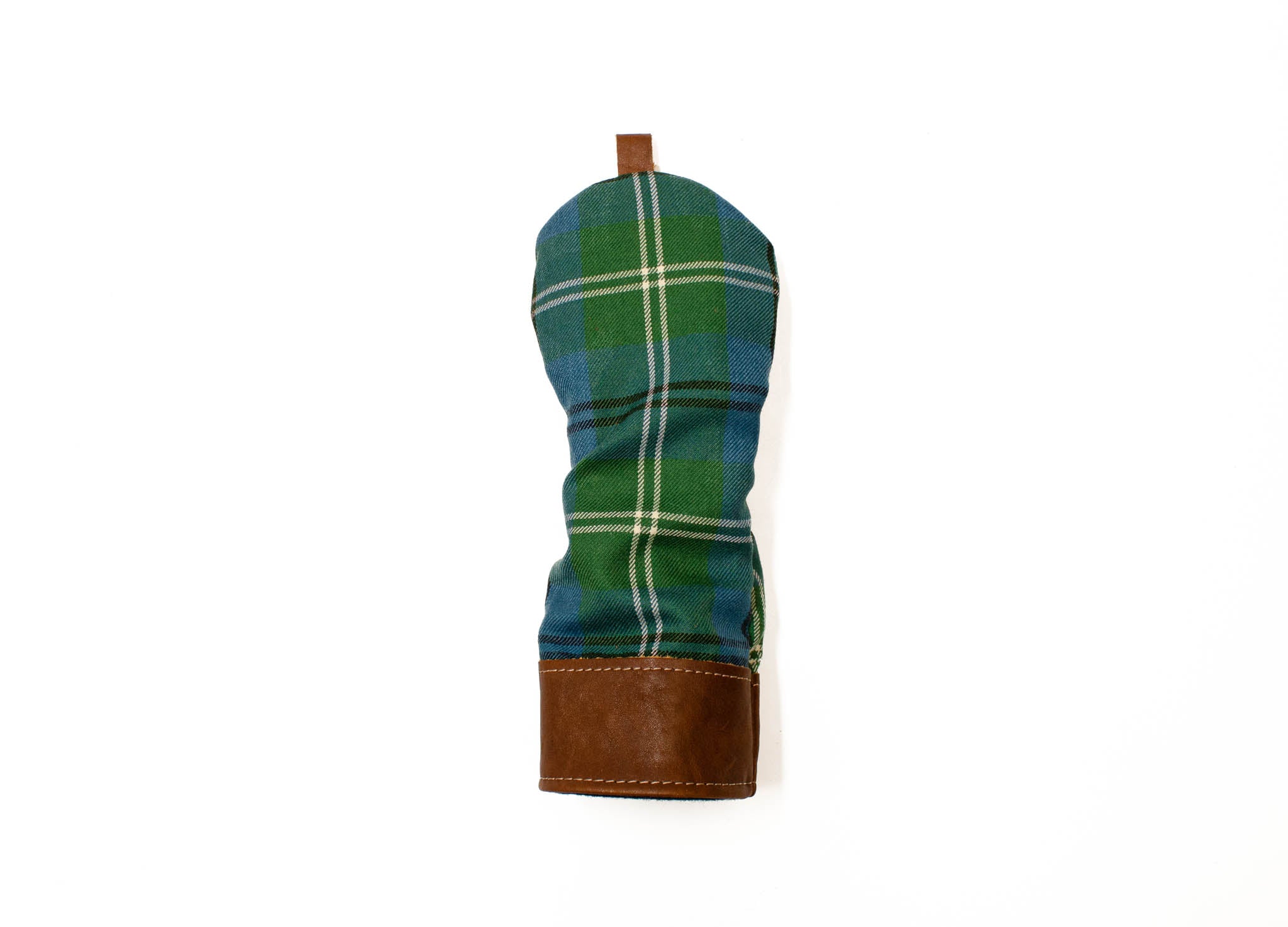 Leather & Wool Tartan Head Cover