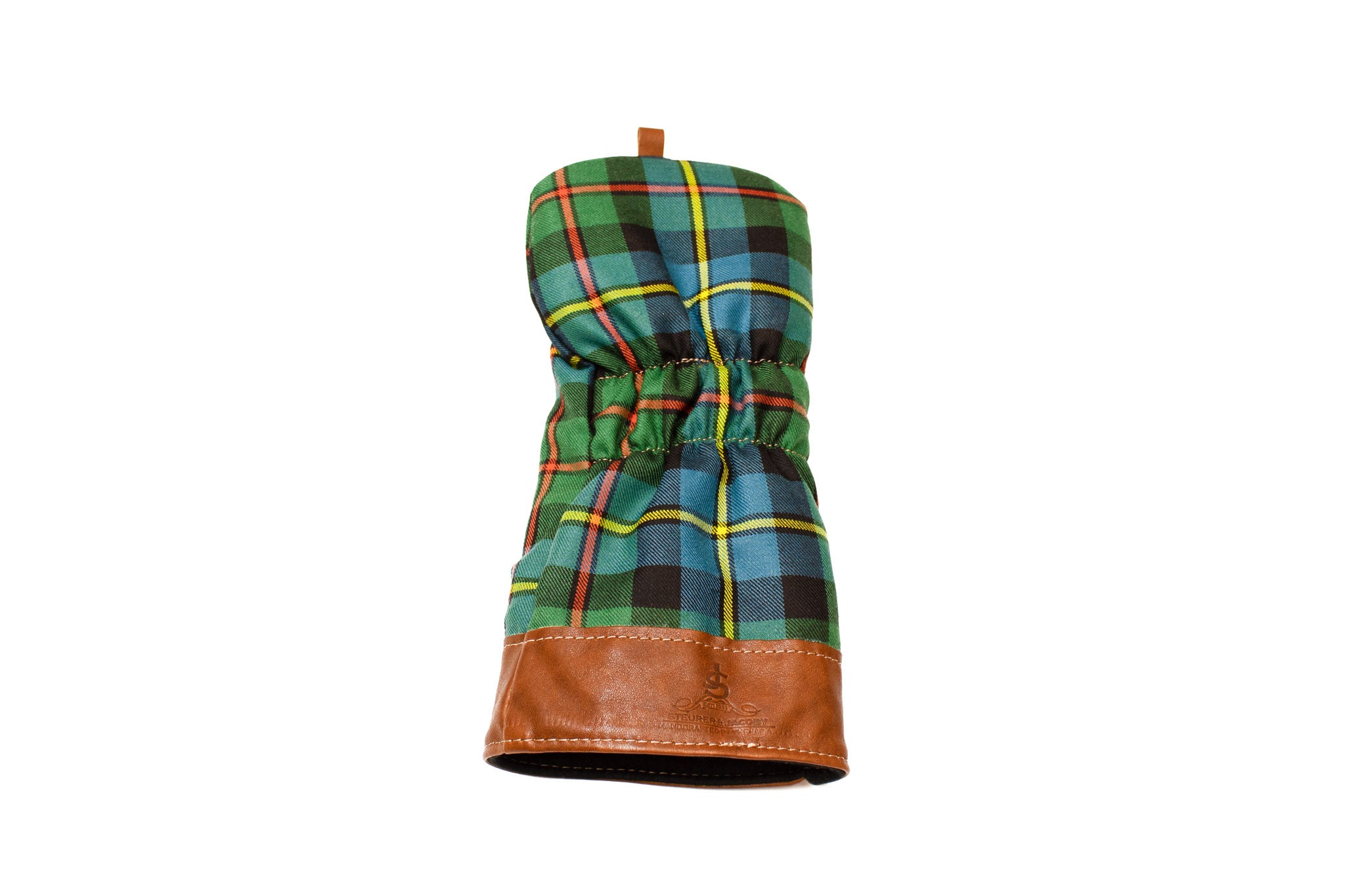 Leather & Wool Tartan Head Cover