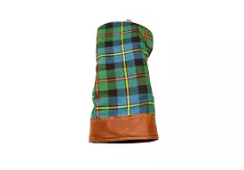 Leather & Wool Tartan Head Cover