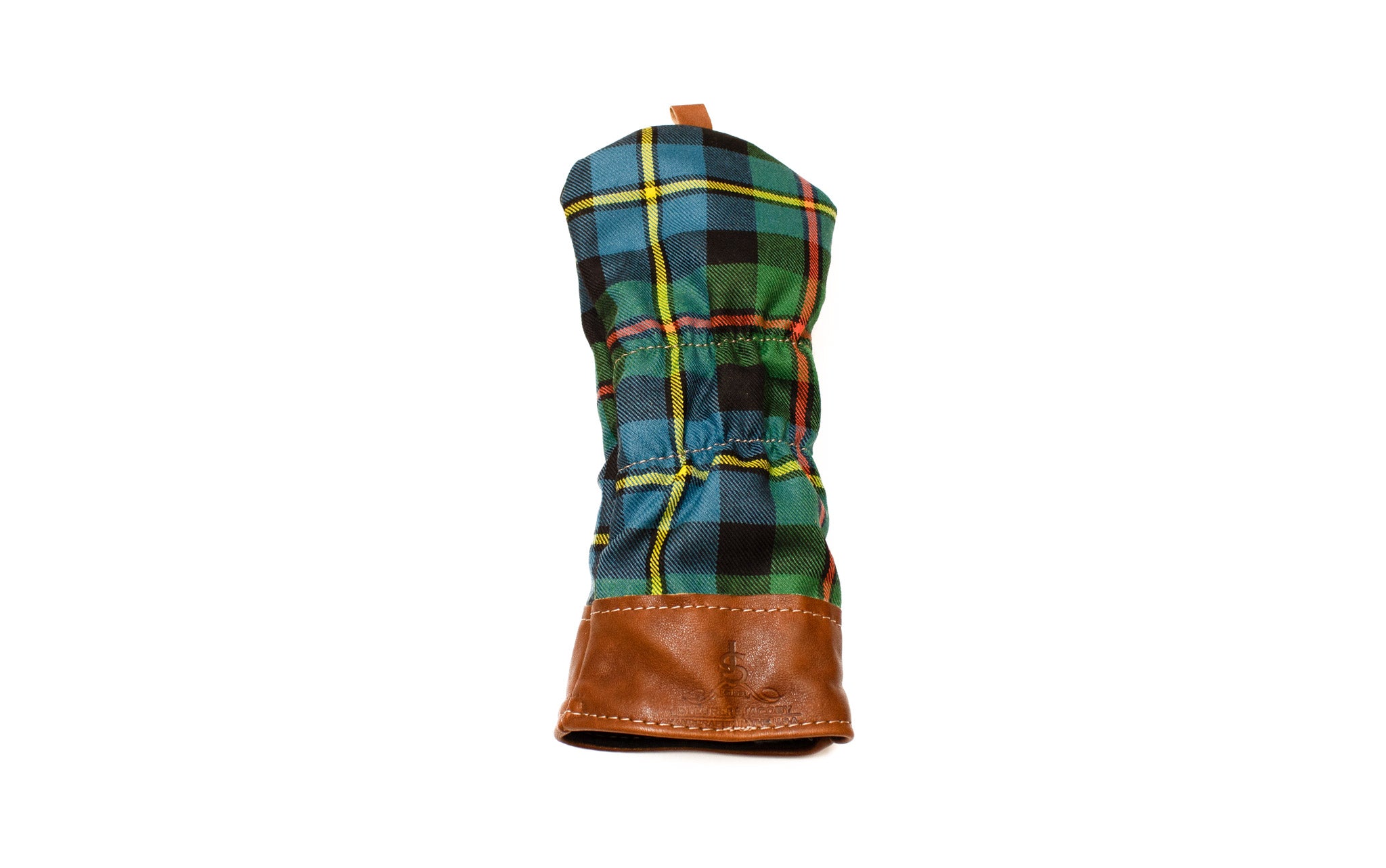 Leather & Wool Tartan Head Cover