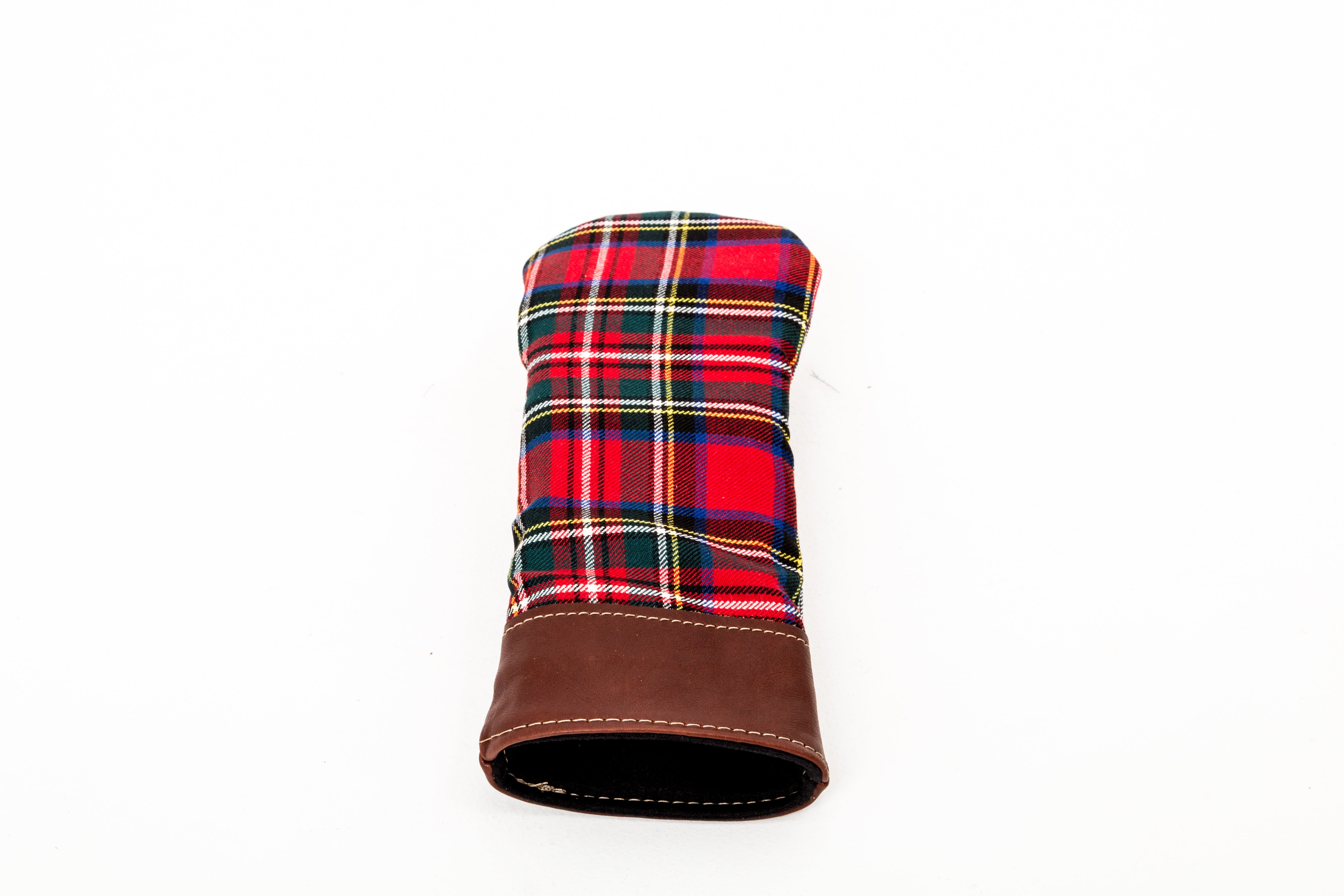 Leather & Wool Tartan Head Cover