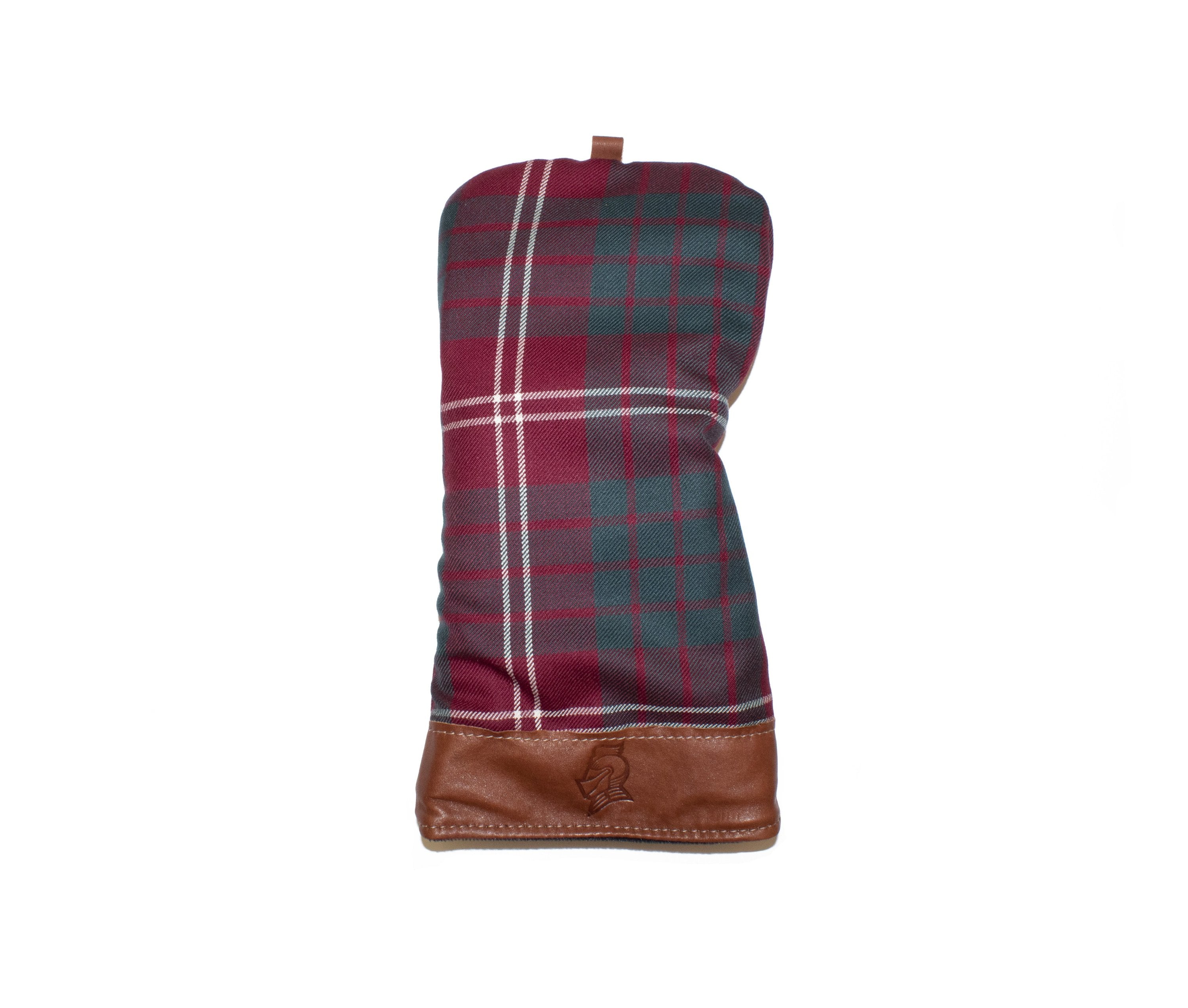 Leather & Wool Tartan Head Cover