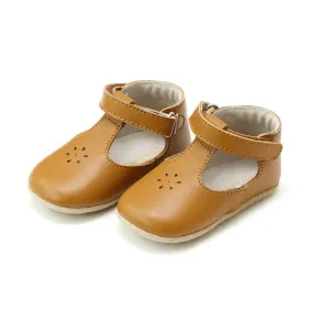 Lisette T-Strap Mary Jane Crib Shoe (Infant)