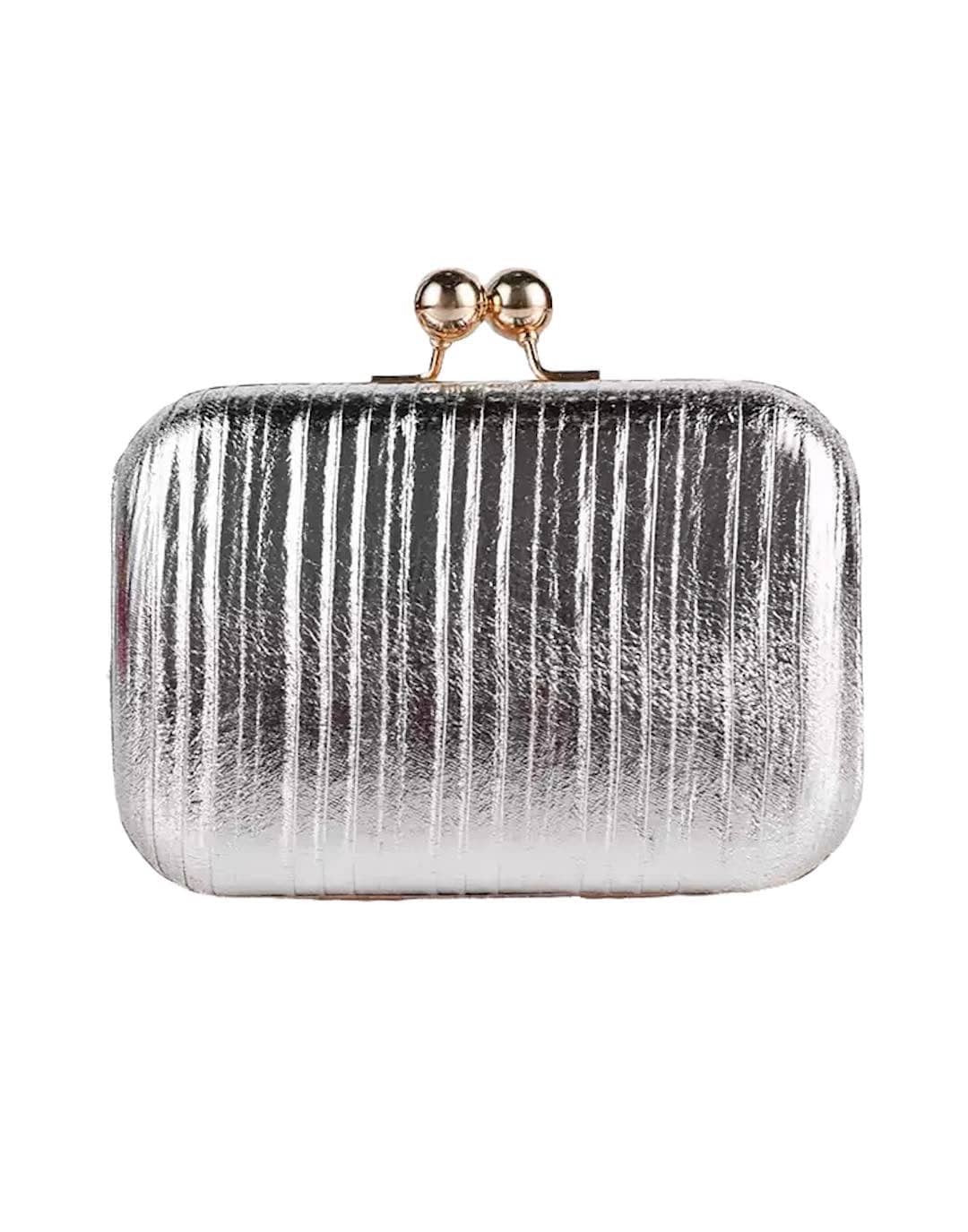 Metallic Metal Evening Clutch