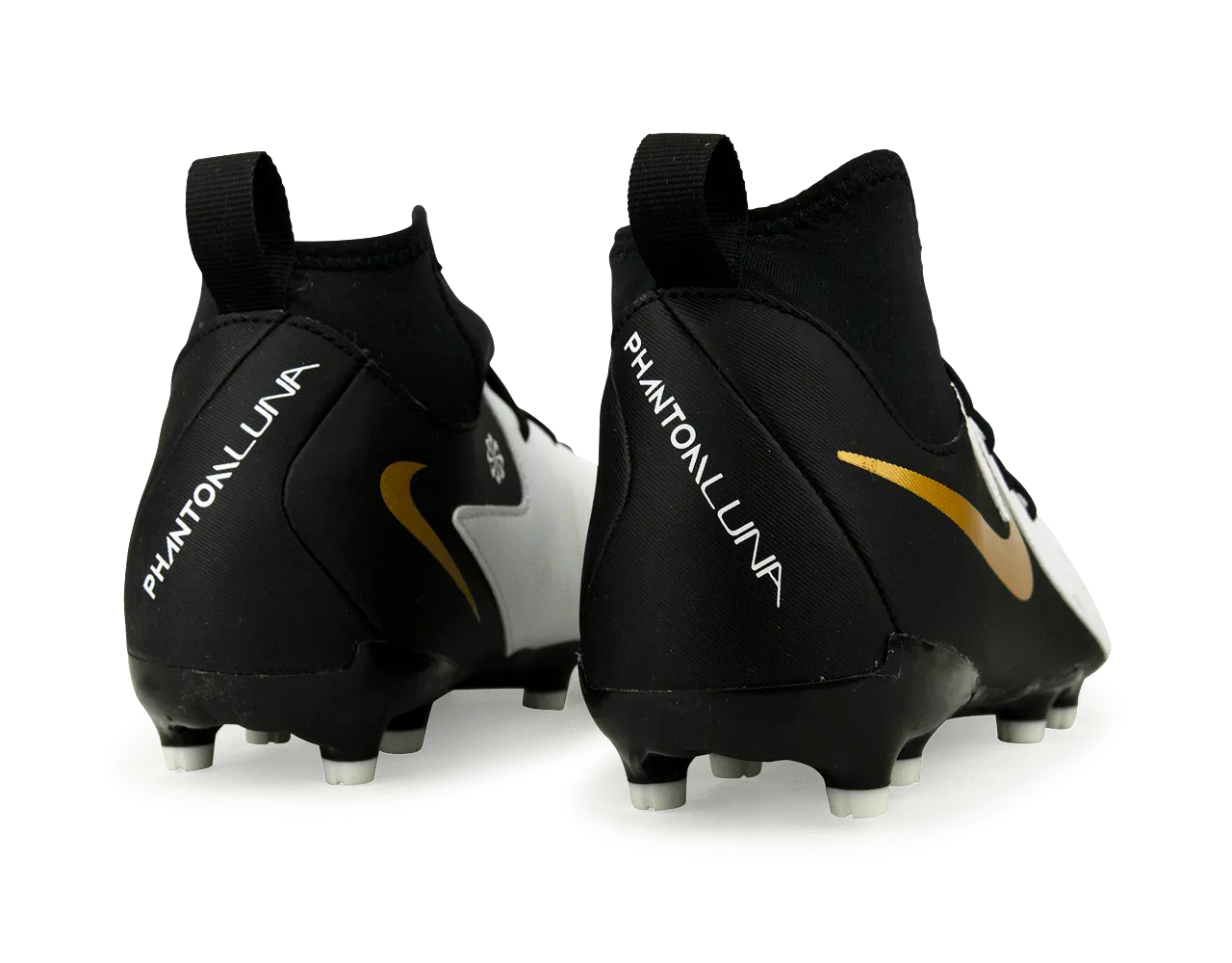 Nike Kids Phantom Luna II Academy FG White/Black/Gold