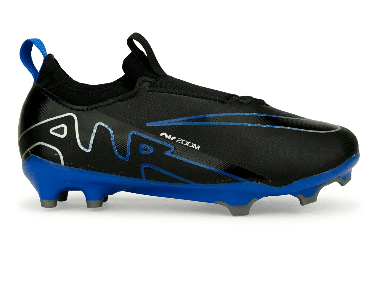 Nike Kids Zoom Mercurial Vapor 15 Academy FG/MG Black/Blue