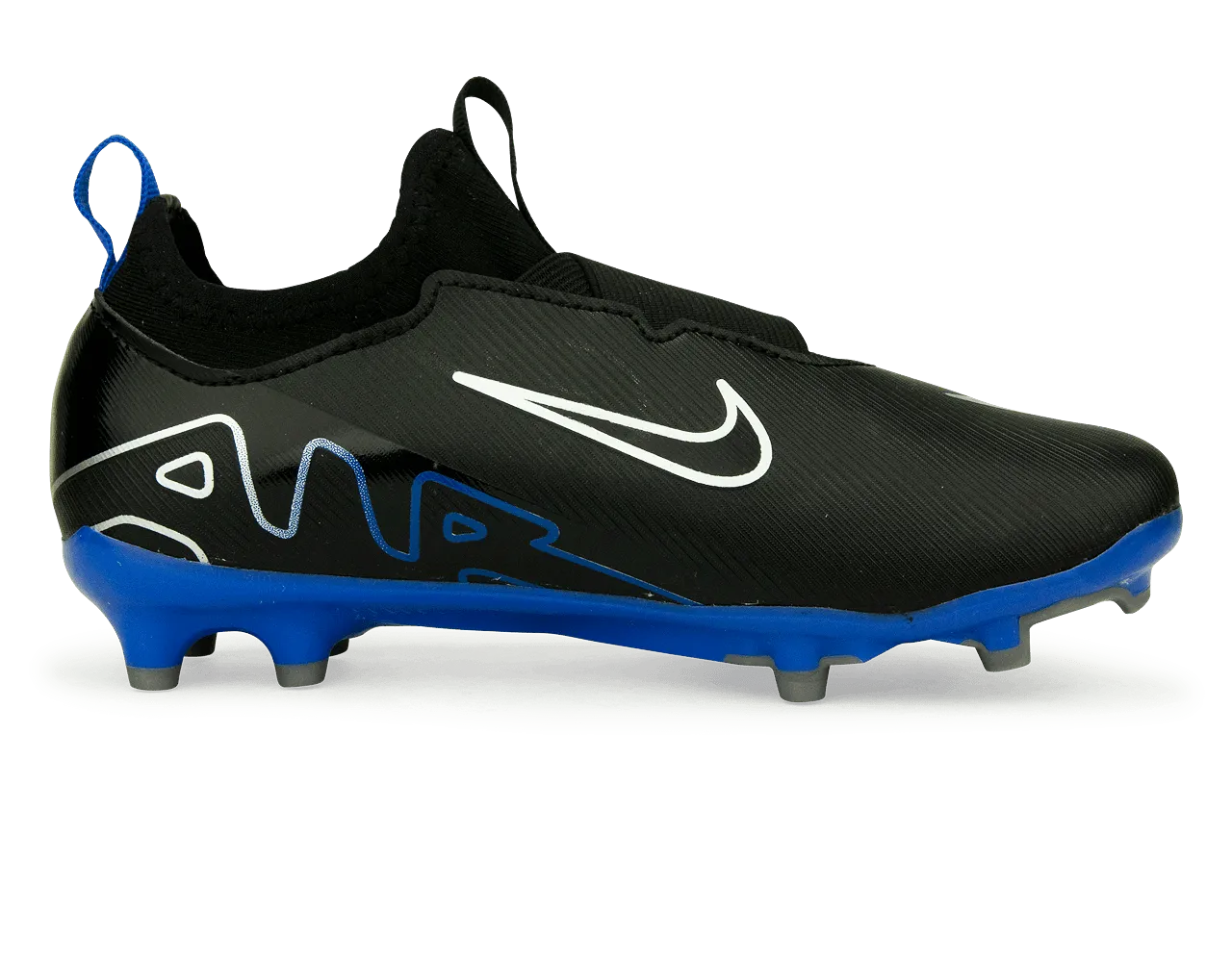 Nike Kids Zoom Mercurial Vapor 15 Academy FG/MG Black/Blue