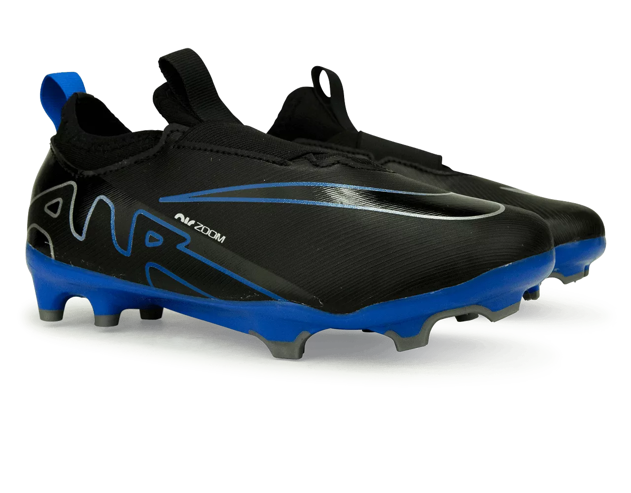 Nike Kids Zoom Mercurial Vapor 15 Academy FG/MG Black/Blue