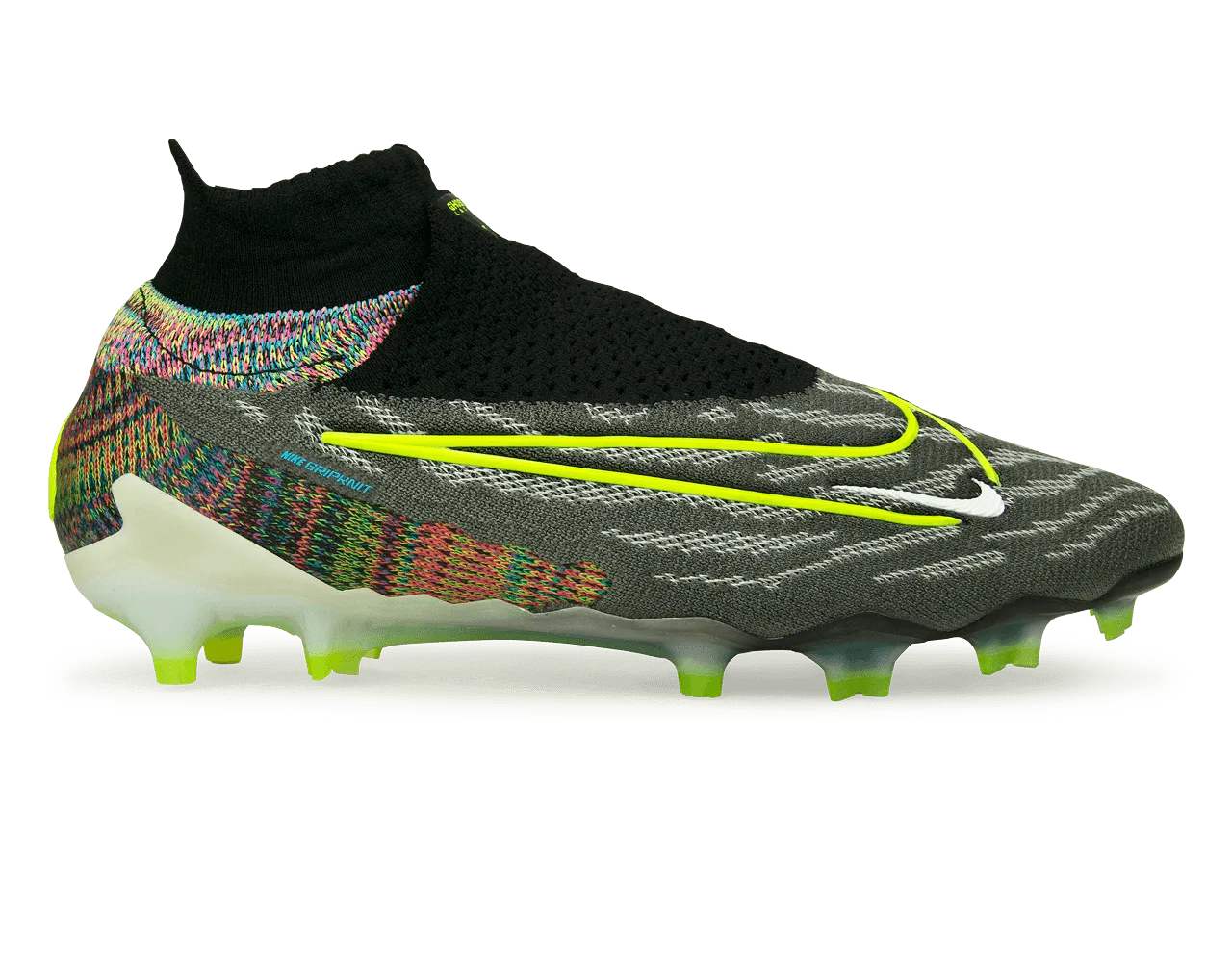 Nike Men's Phantom GX Elite DF Fusion FG Black/Volt/Silver