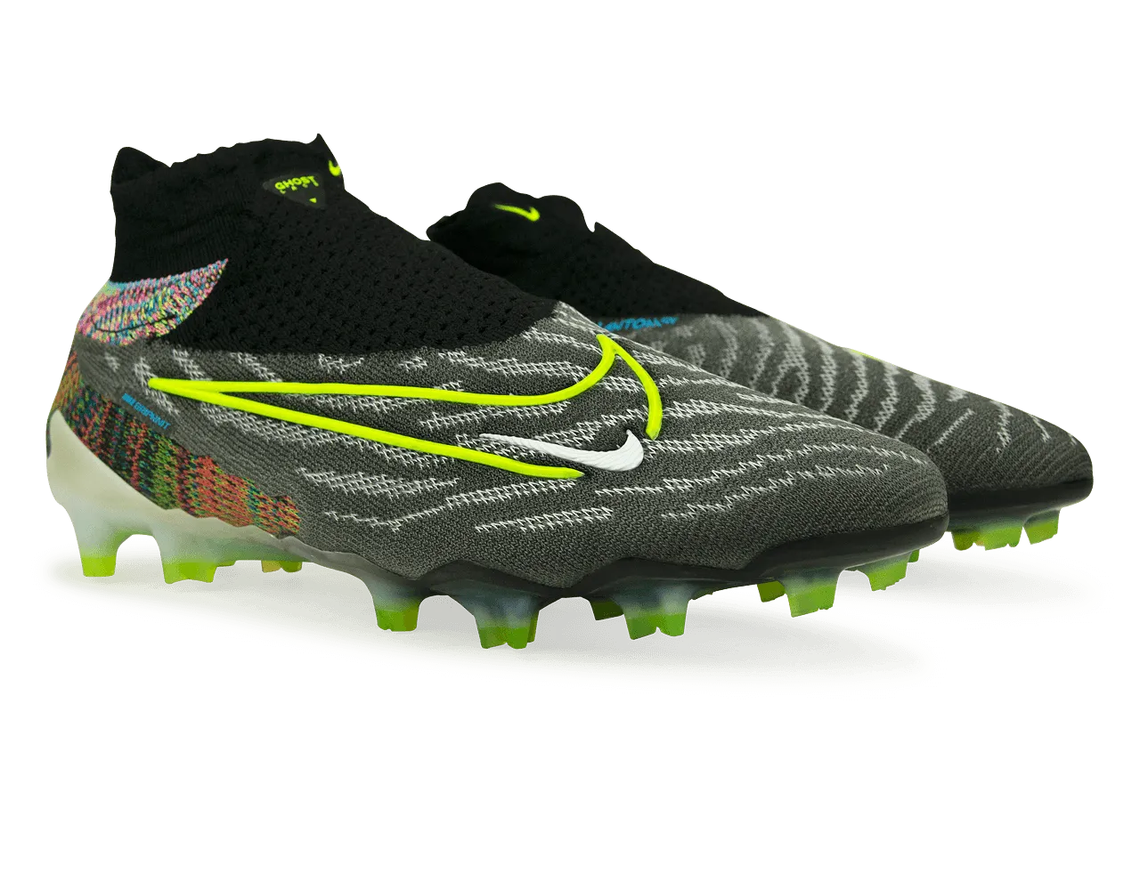 Nike Men's Phantom GX Elite DF Fusion FG Black/Volt/Silver