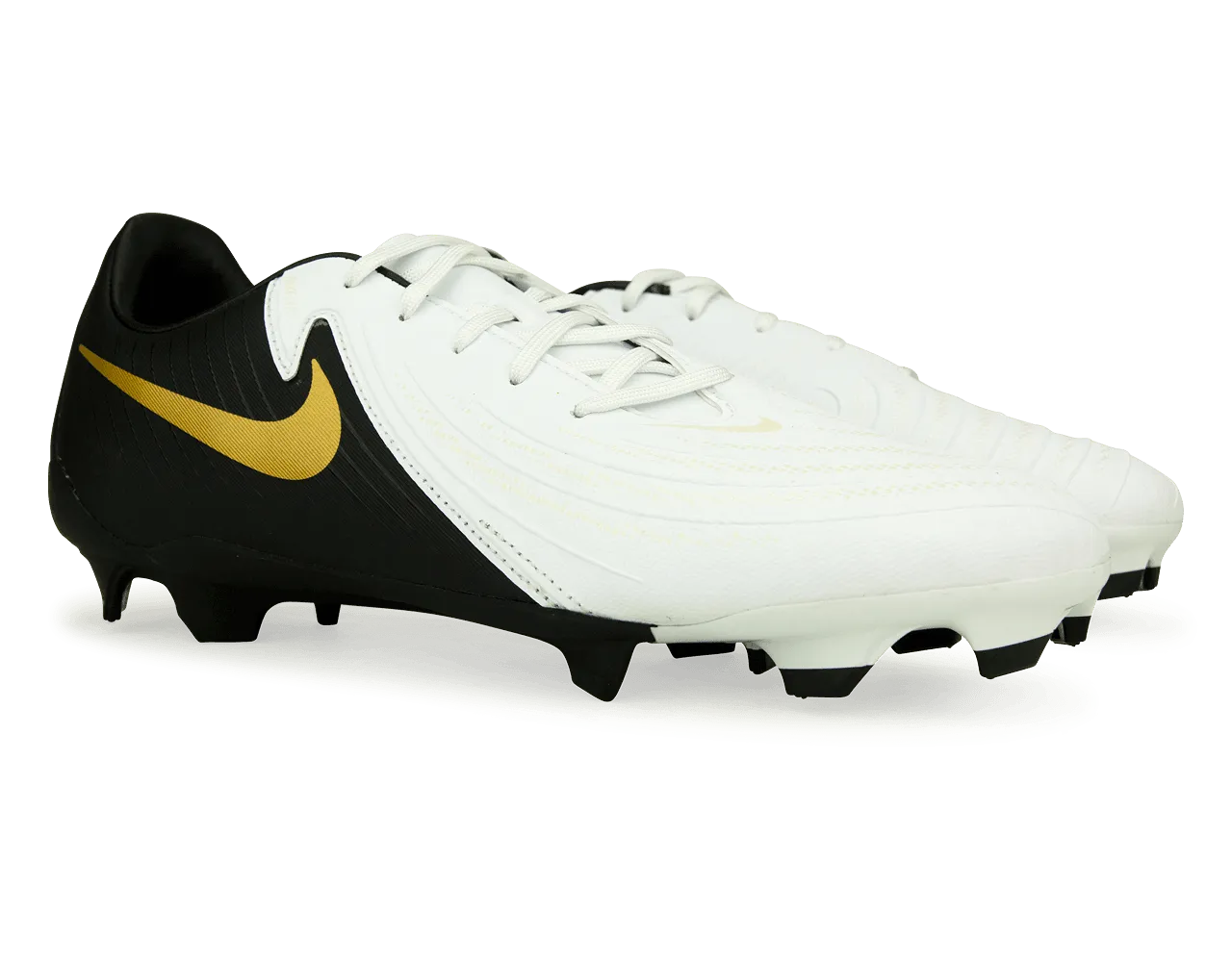 Nike Men's Phantom GX II Academy FG/MG White/Black/Gold