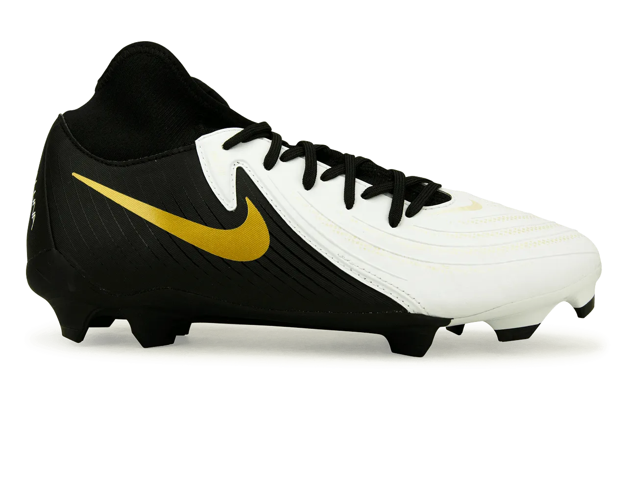 Nike Men's Phantom Luna II Academy FG/MG White/Black/Gold