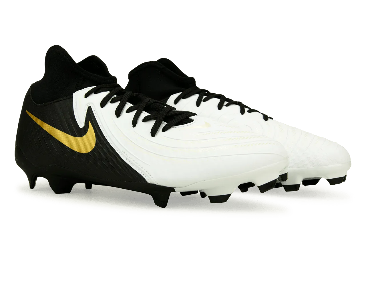 Nike Men's Phantom Luna II Academy FG/MG White/Black/Gold