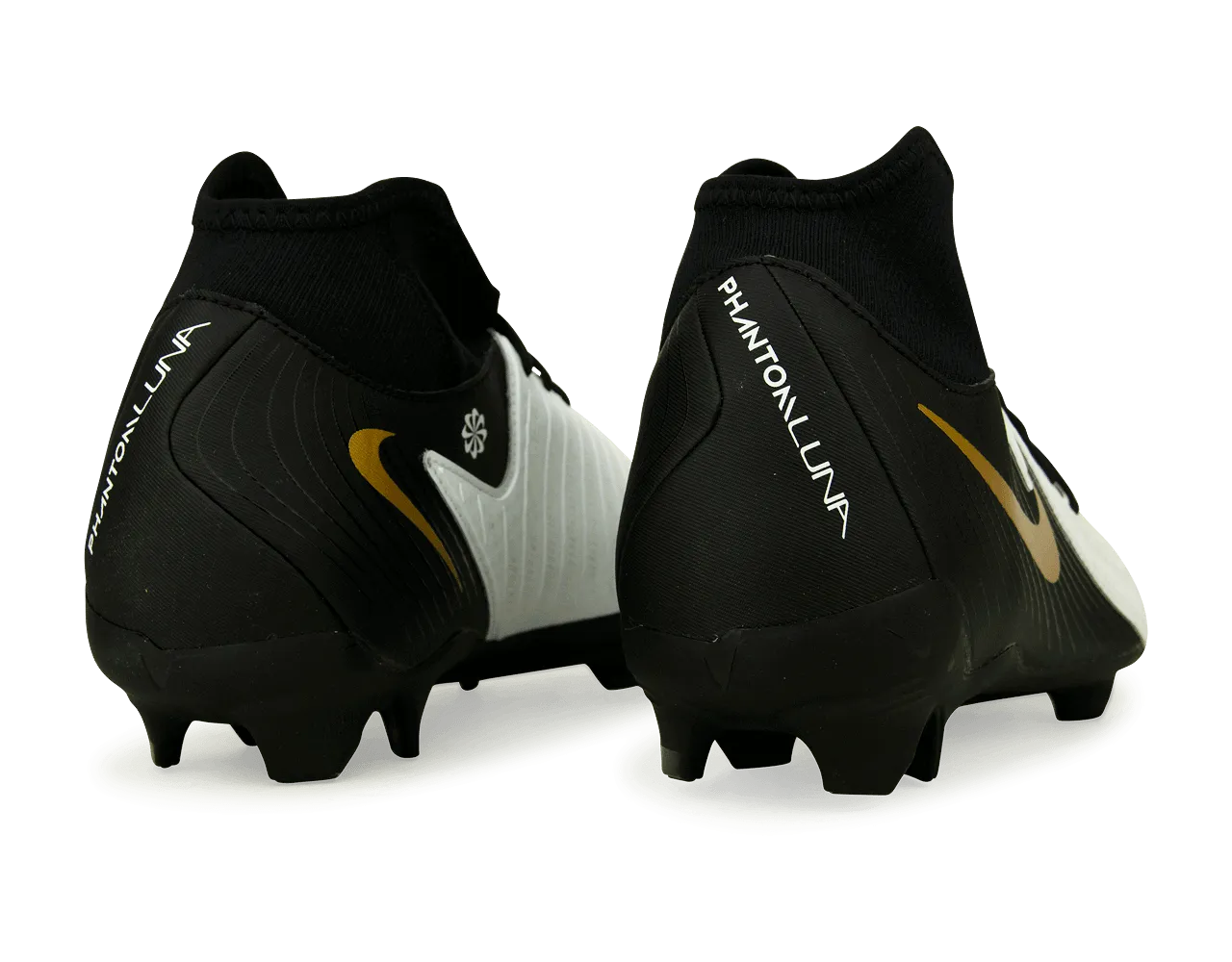 Nike Men's Phantom Luna II Academy FG/MG White/Black/Gold