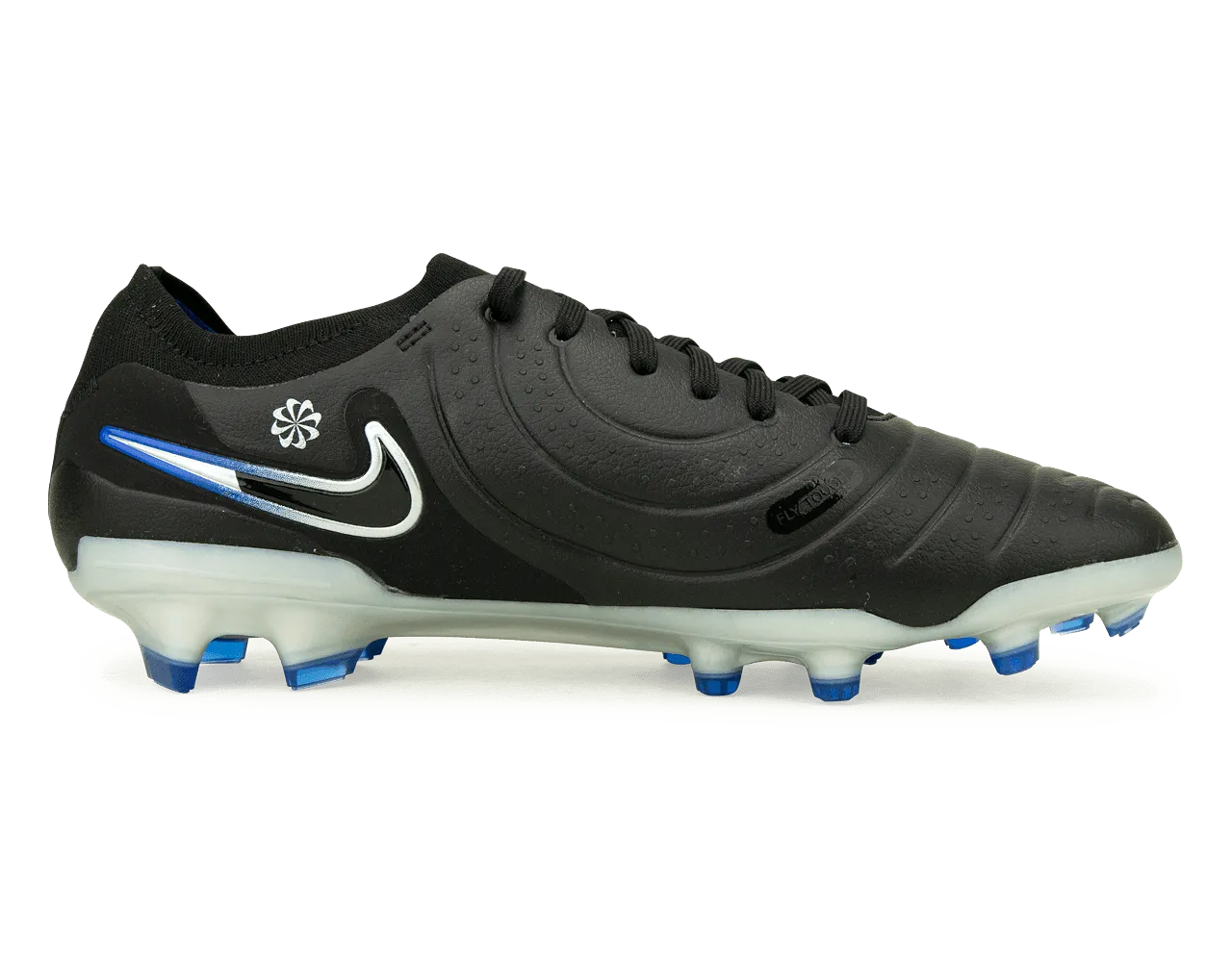 Nike Men's Tiempo Legend 10 Pro FG Black/Chrome/Royal