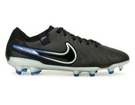 Nike Men's Tiempo Legend 10 Pro FG Black/Chrome/Royal