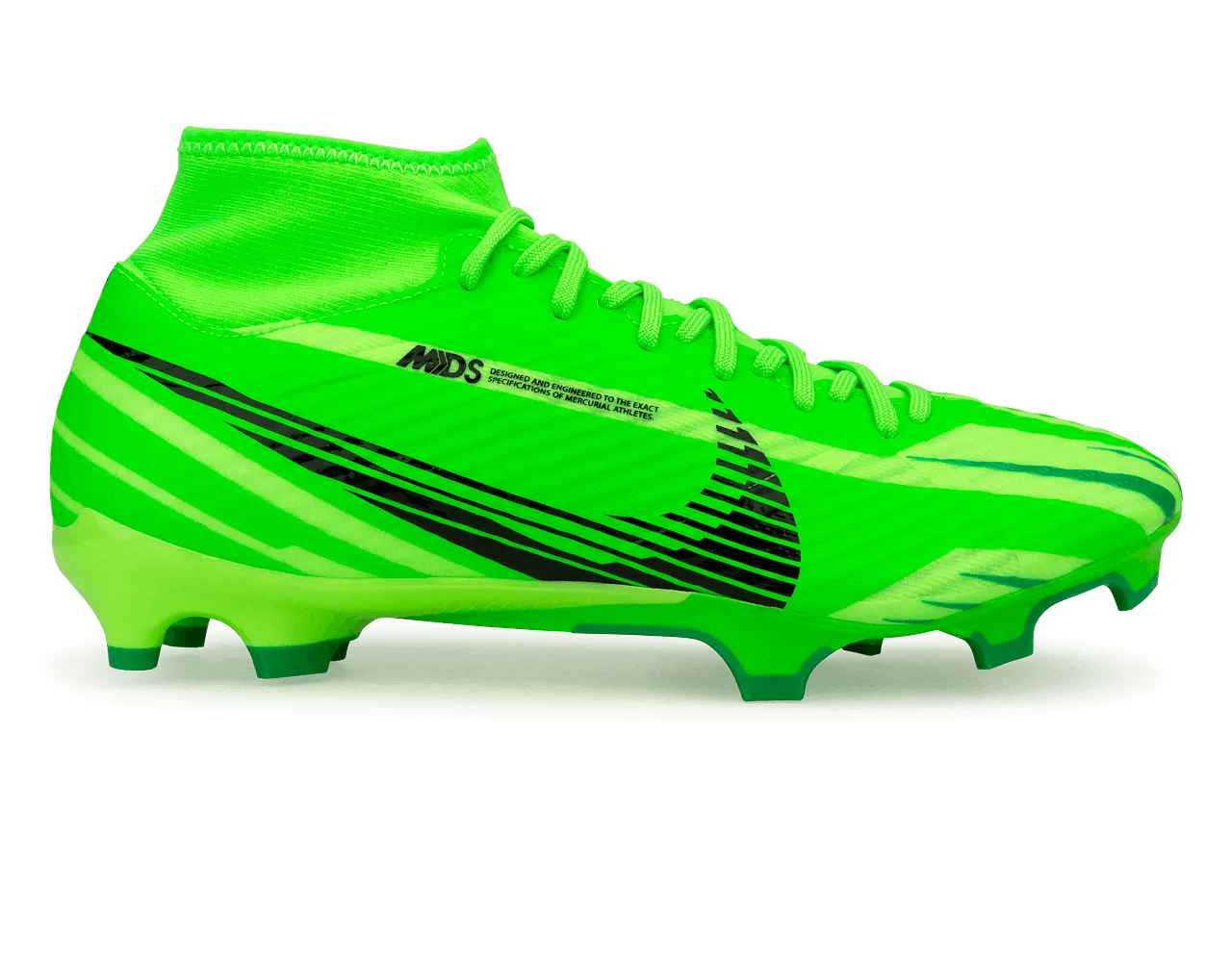 Nike Men's Zoom Mercurial Superfly 9 Academy MDS FG/MG Green Strike/Black