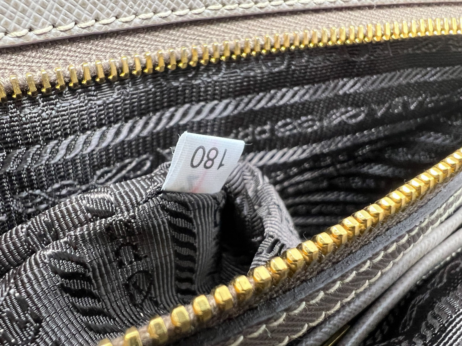 Prada Saffiano Double Zip Tote Bag