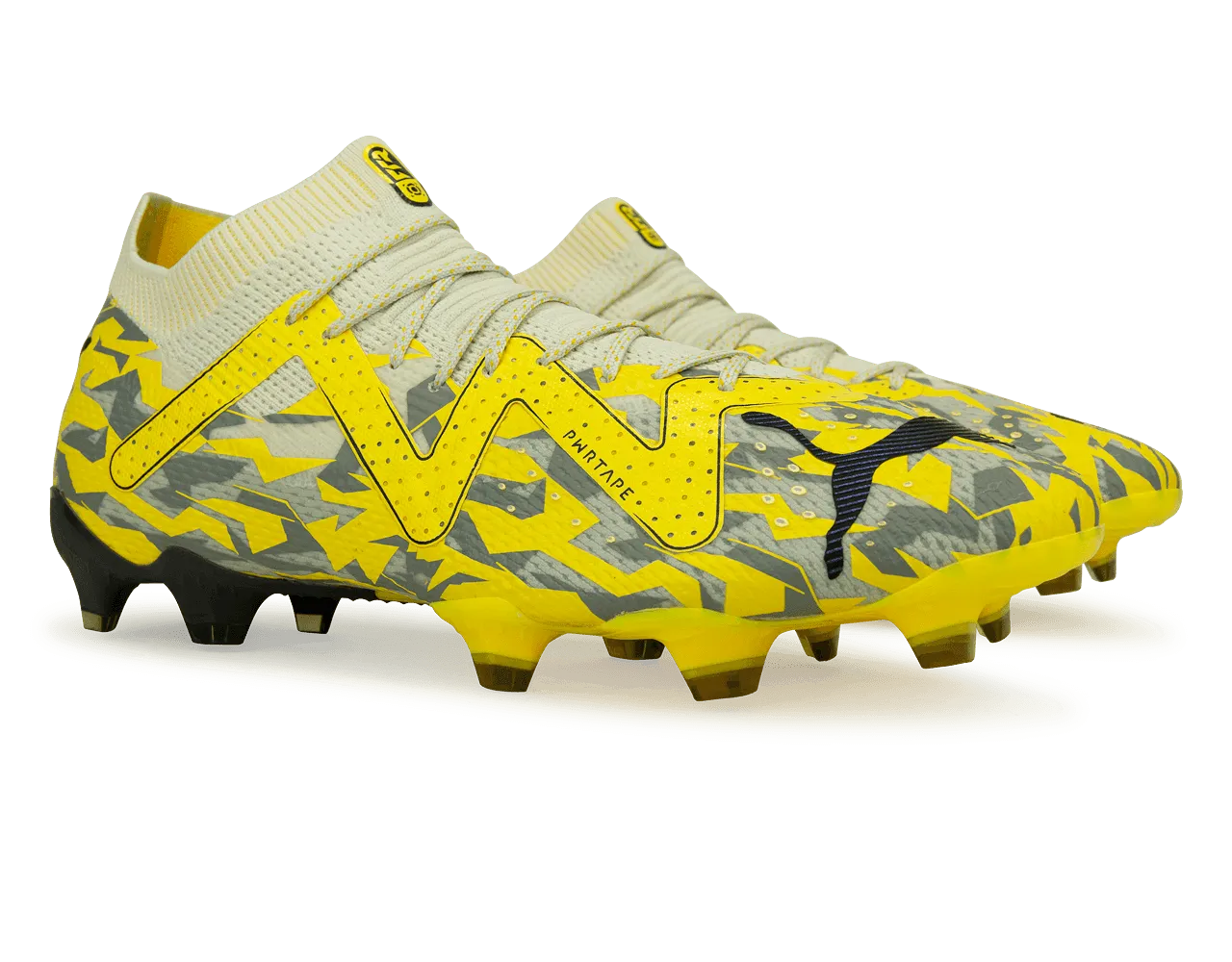 PUMA Men's Future Ultimate FG/AG Gray/Yellow