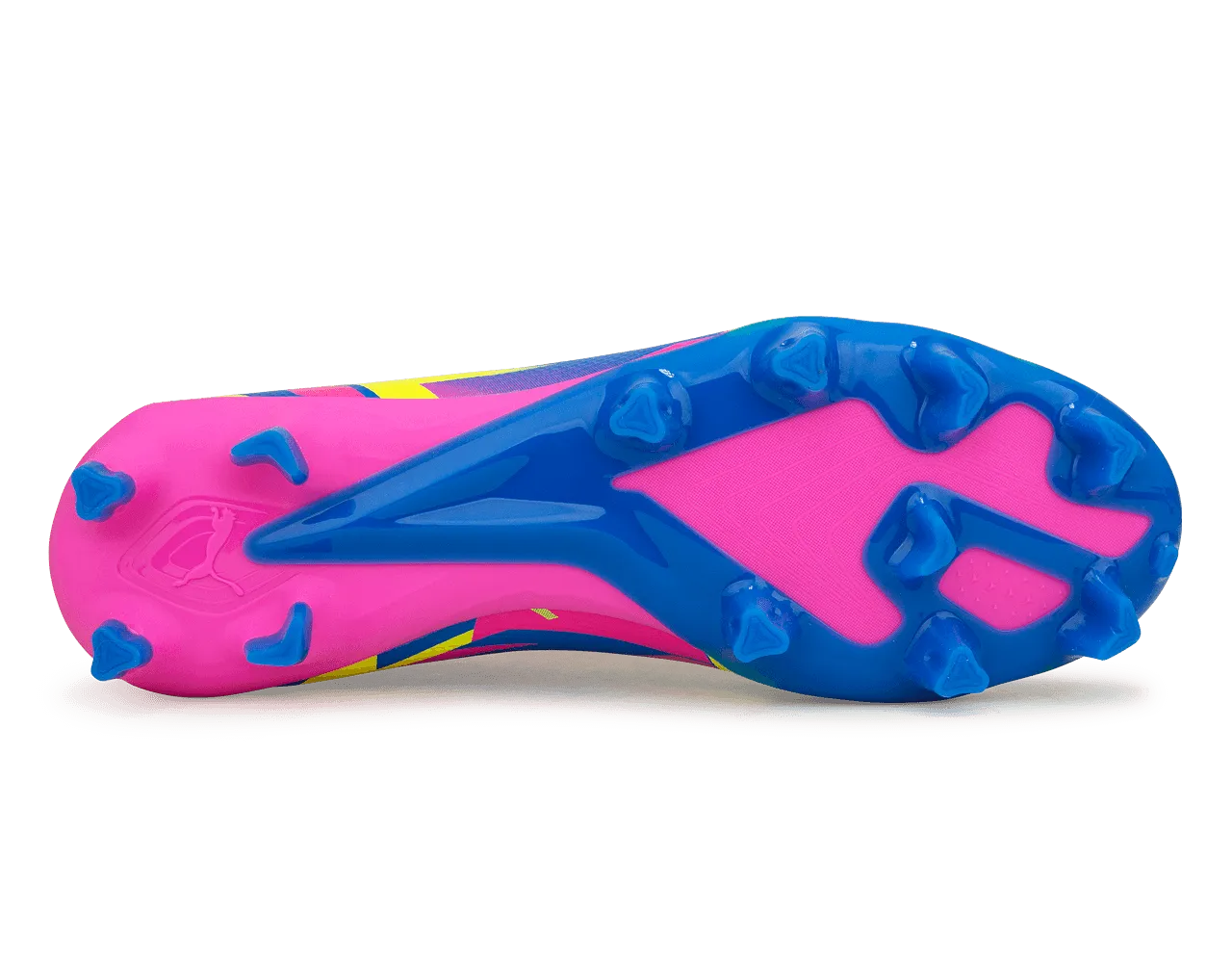 PUMA Men's Ultra Match Energy FG/AG Pink/Blue/Yellow