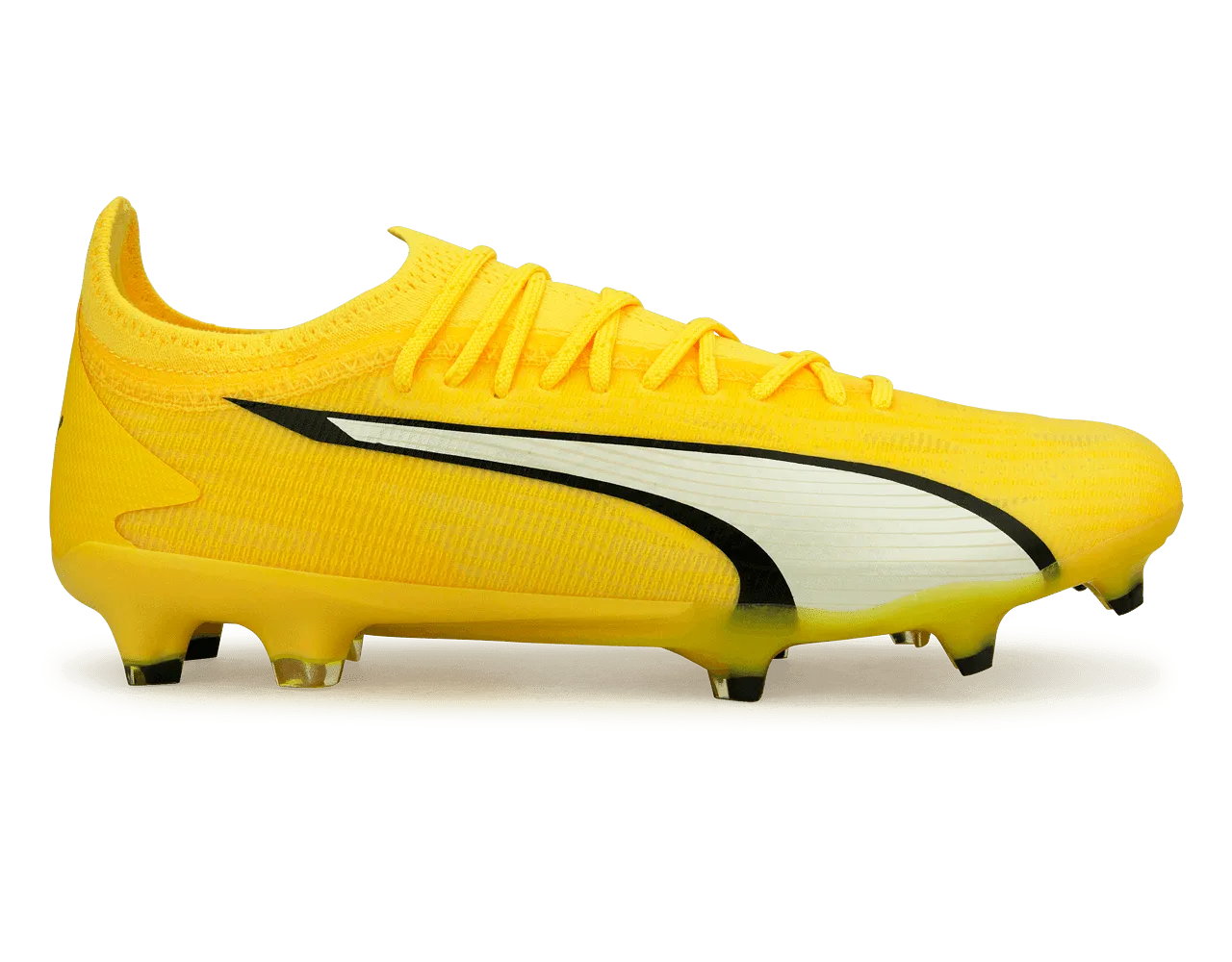 PUMA Men's Ultra Ultimate FG/AG Yellow Blaze/Black