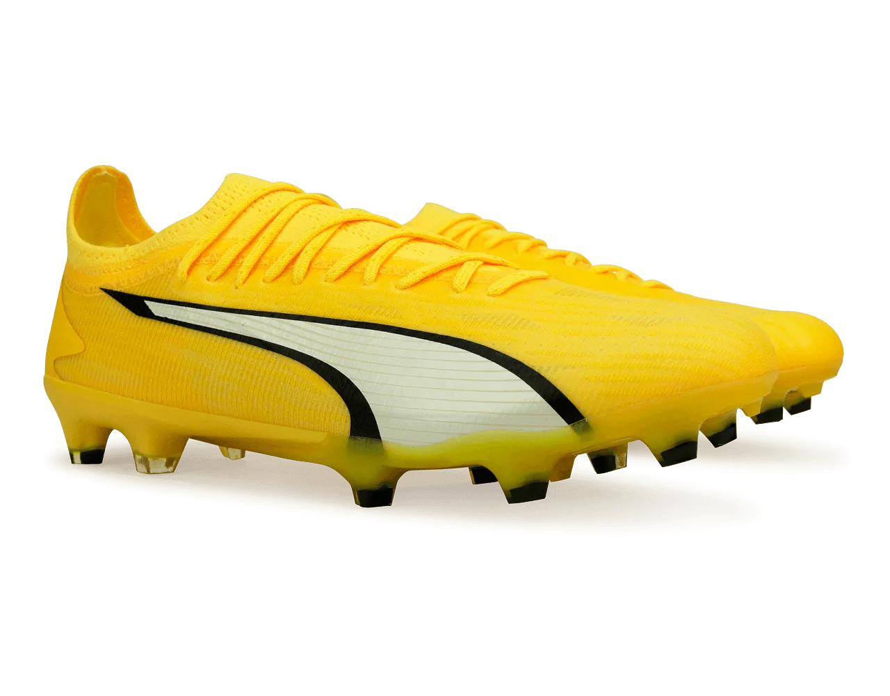 PUMA Men's Ultra Ultimate FG/AG Yellow Blaze/Black