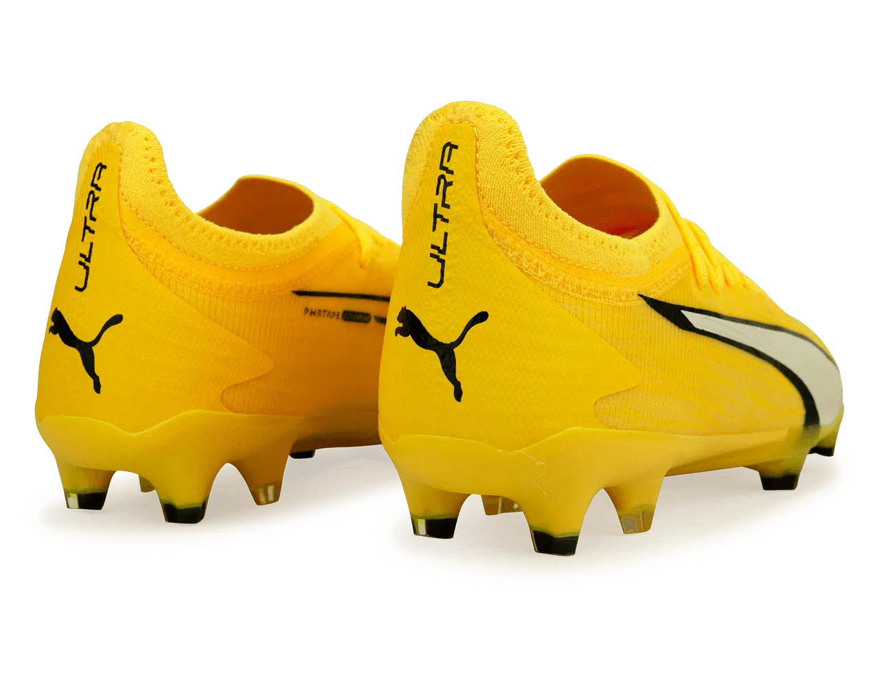 PUMA Men's Ultra Ultimate FG/AG Yellow Blaze/Black