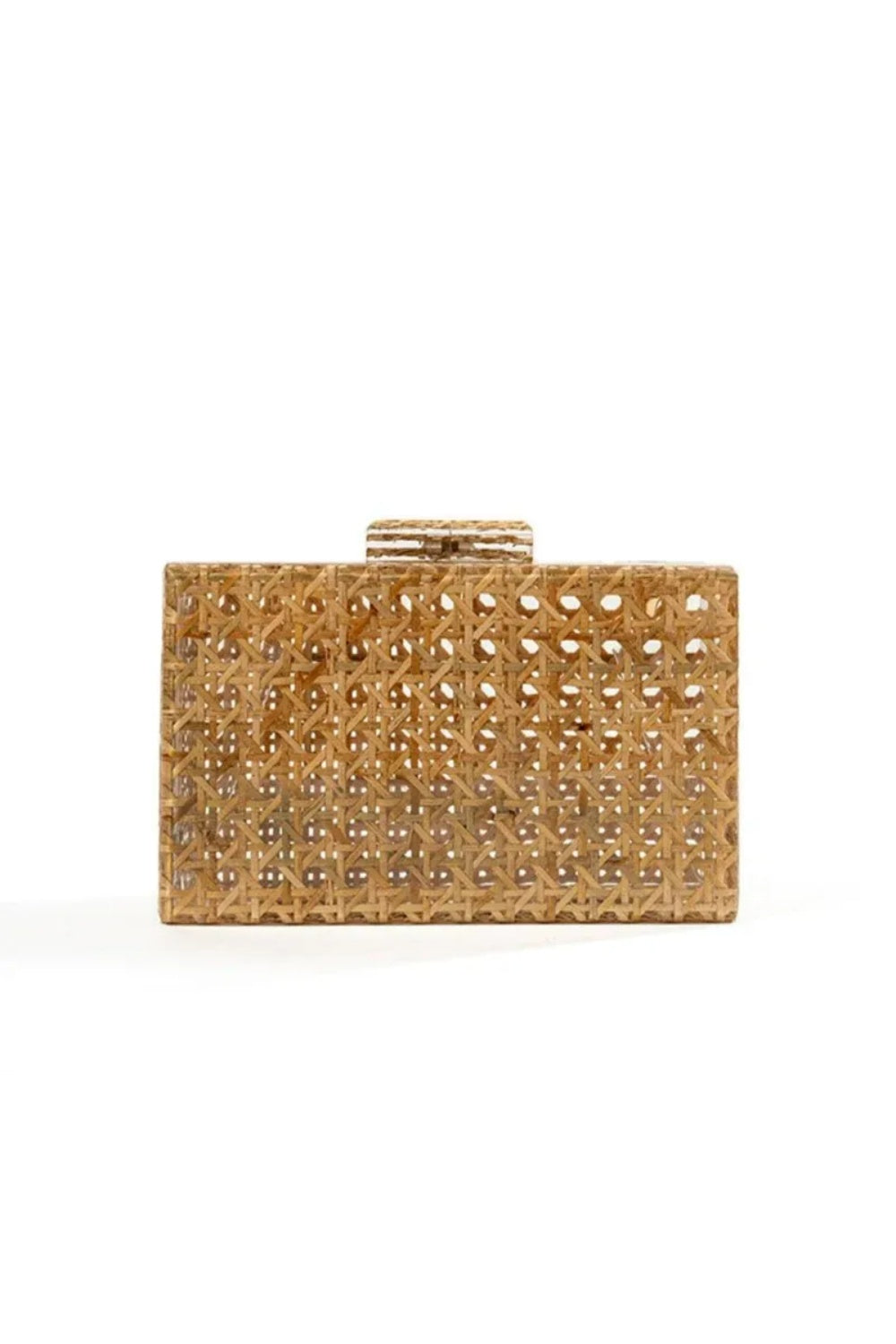 RACHEL RATTAN CLUTCH