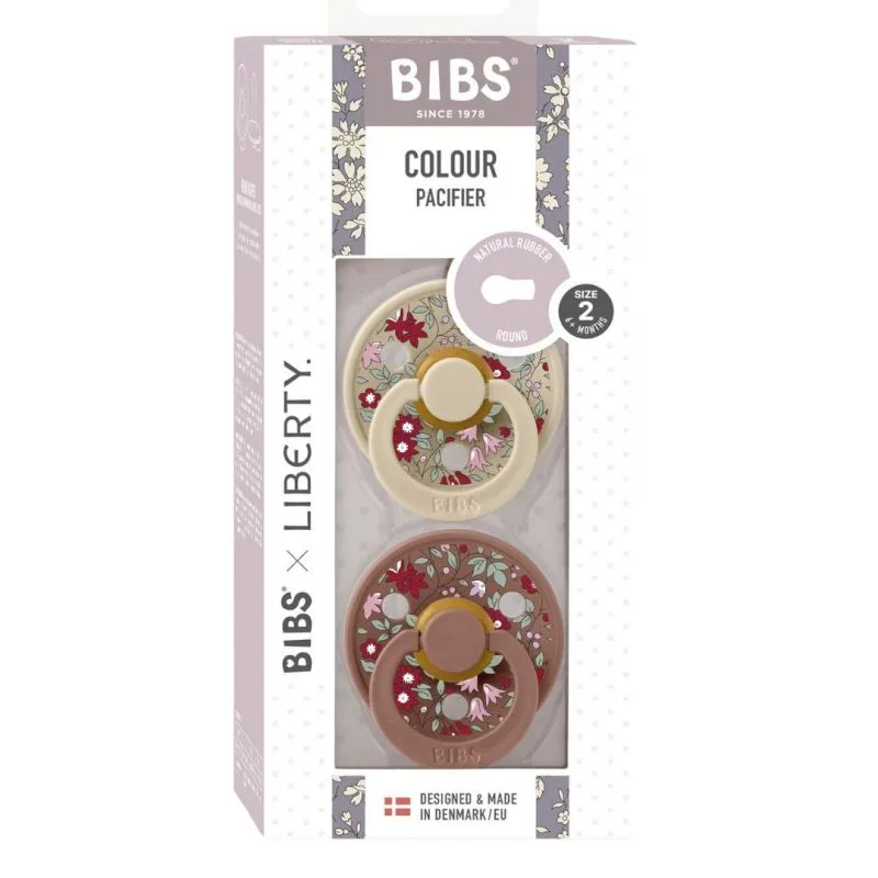 Set 2 Ciucci BIBS Colour Liberty Caucciù Simmetrico 0-6 mesi