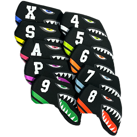 Shark Bite Neoprene Iron Head Covers Set