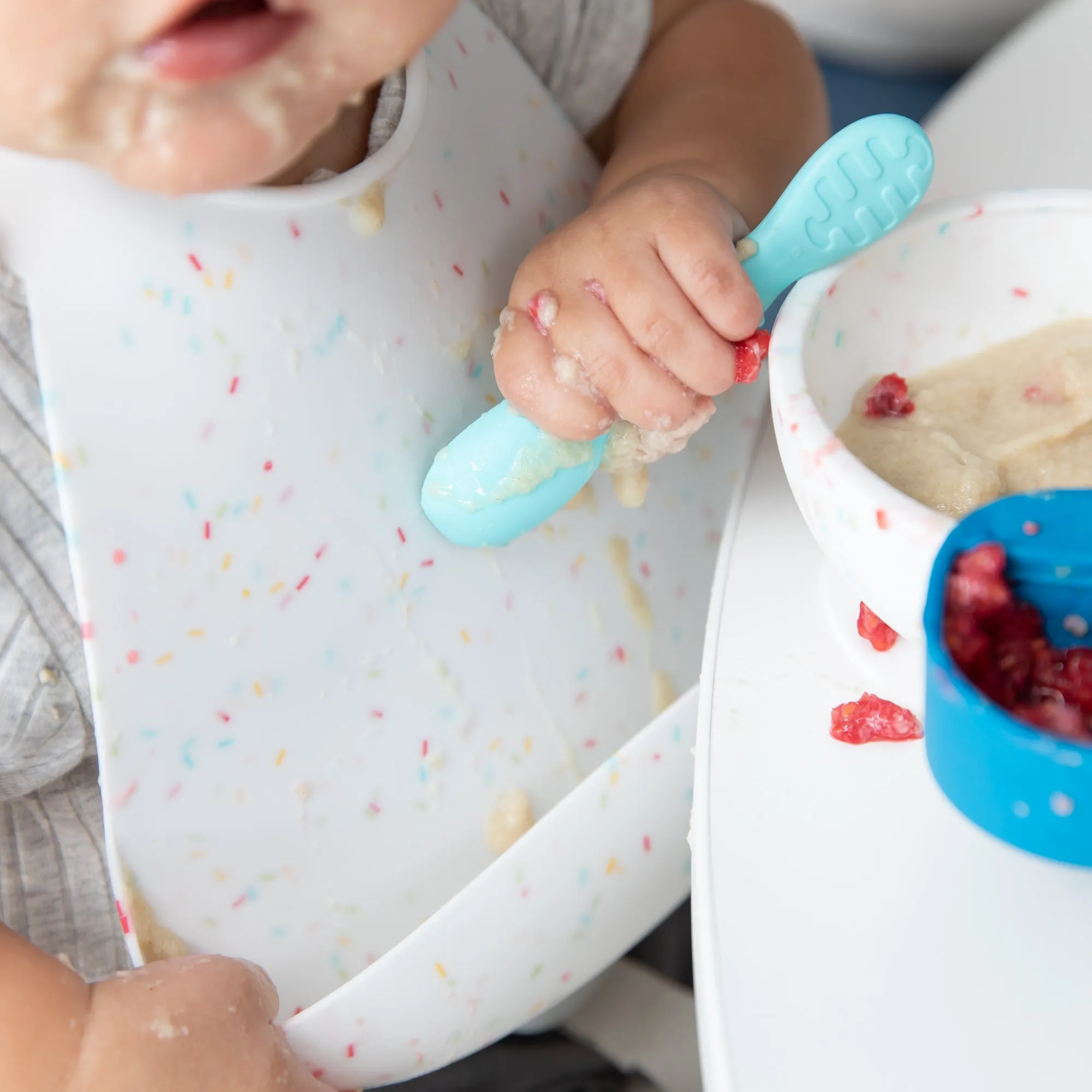 Silicone Bib: Vanilla Sprinkle