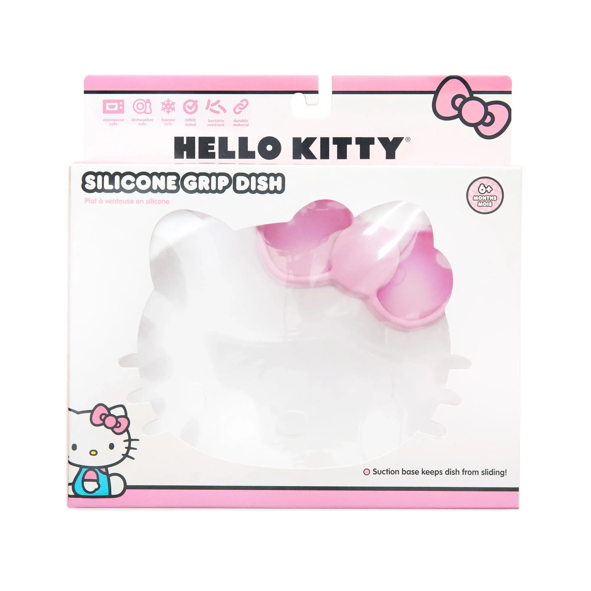 Silicone Grip Dish: Hello Kitty