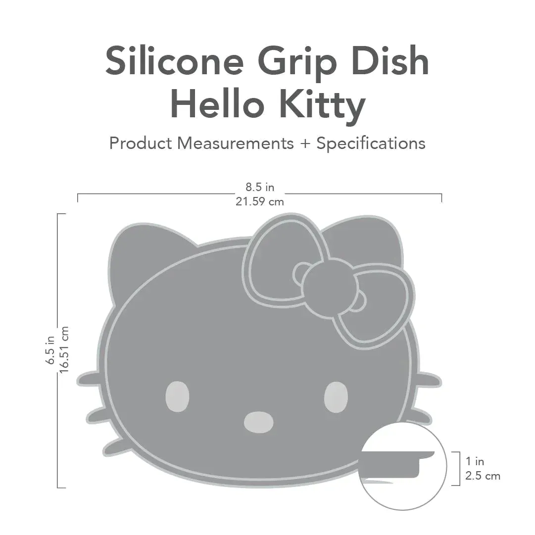 Silicone Grip Dish: Hello Kitty