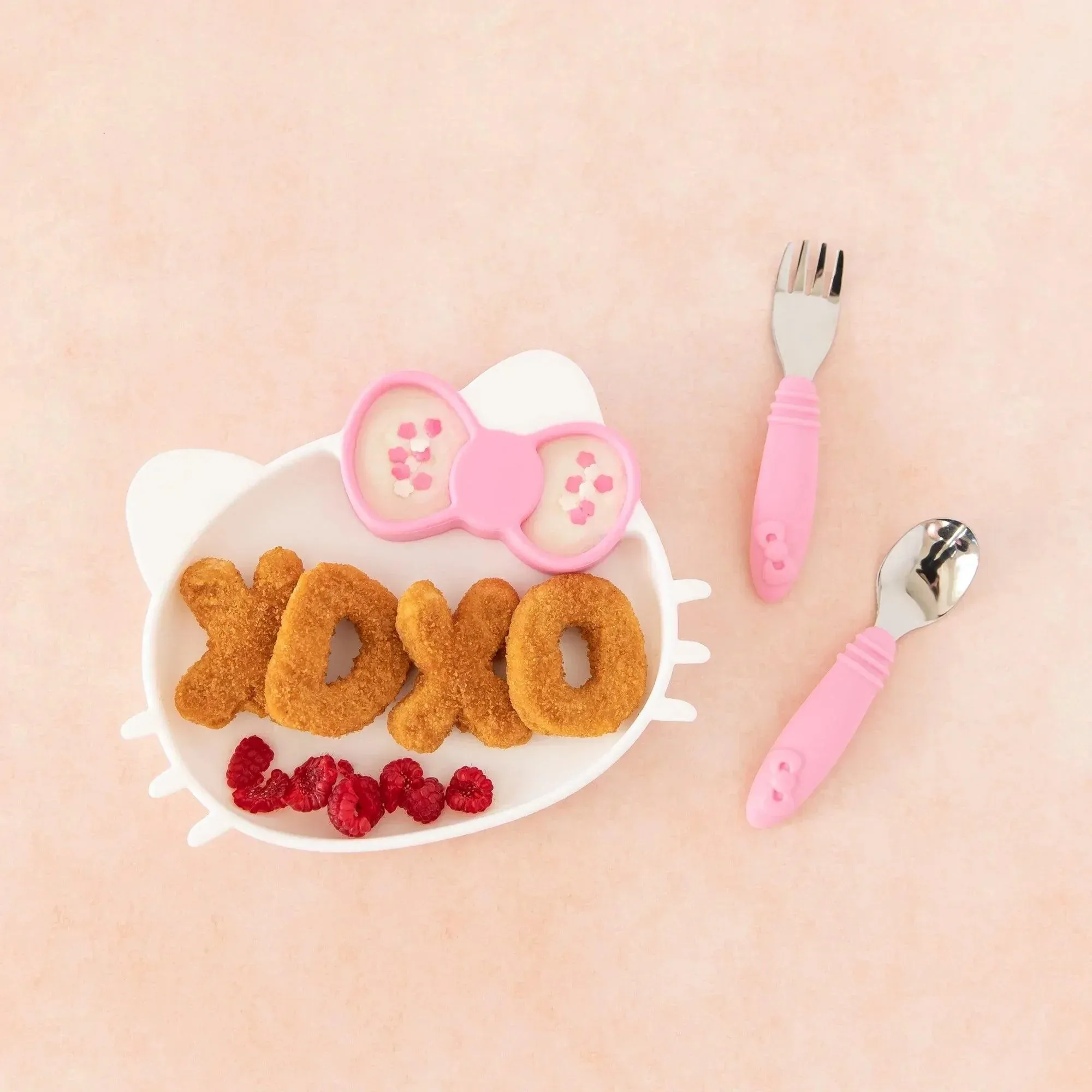 Silicone Grip Dish: Hello Kitty