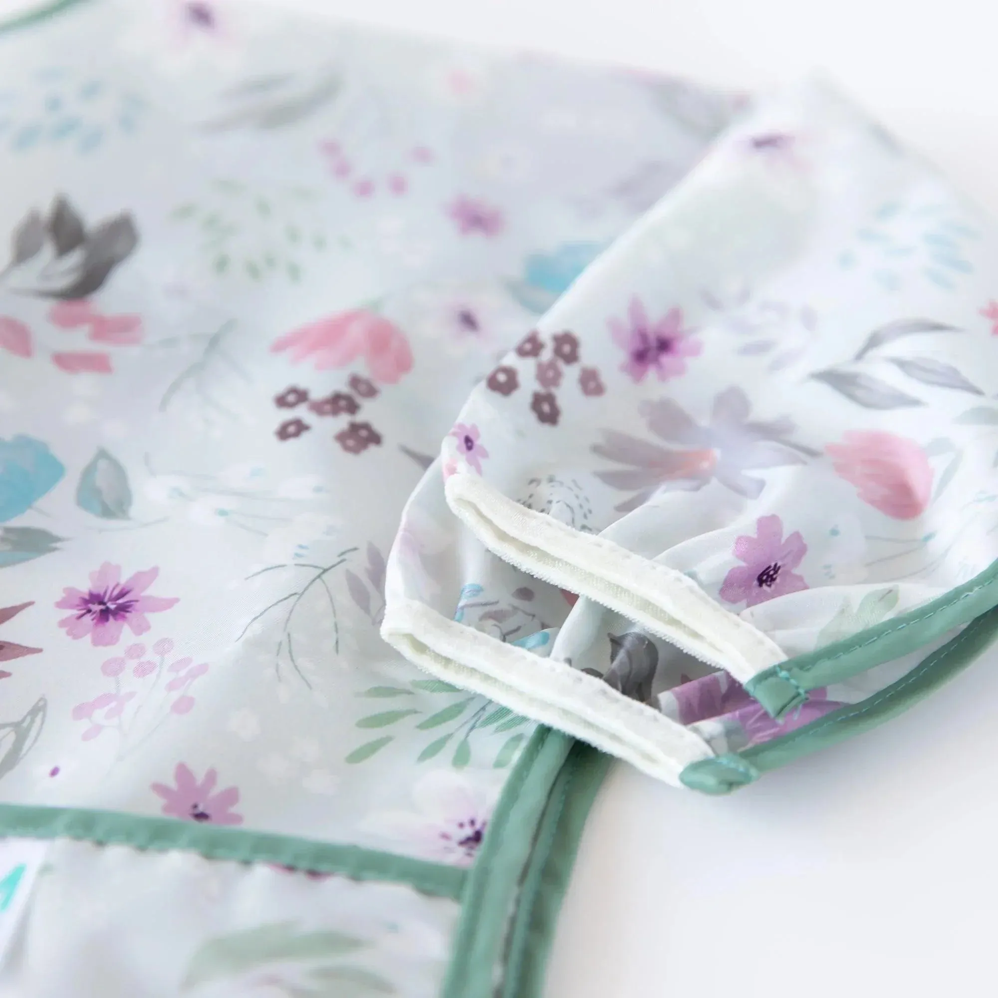 Sleeved Bib: Floral