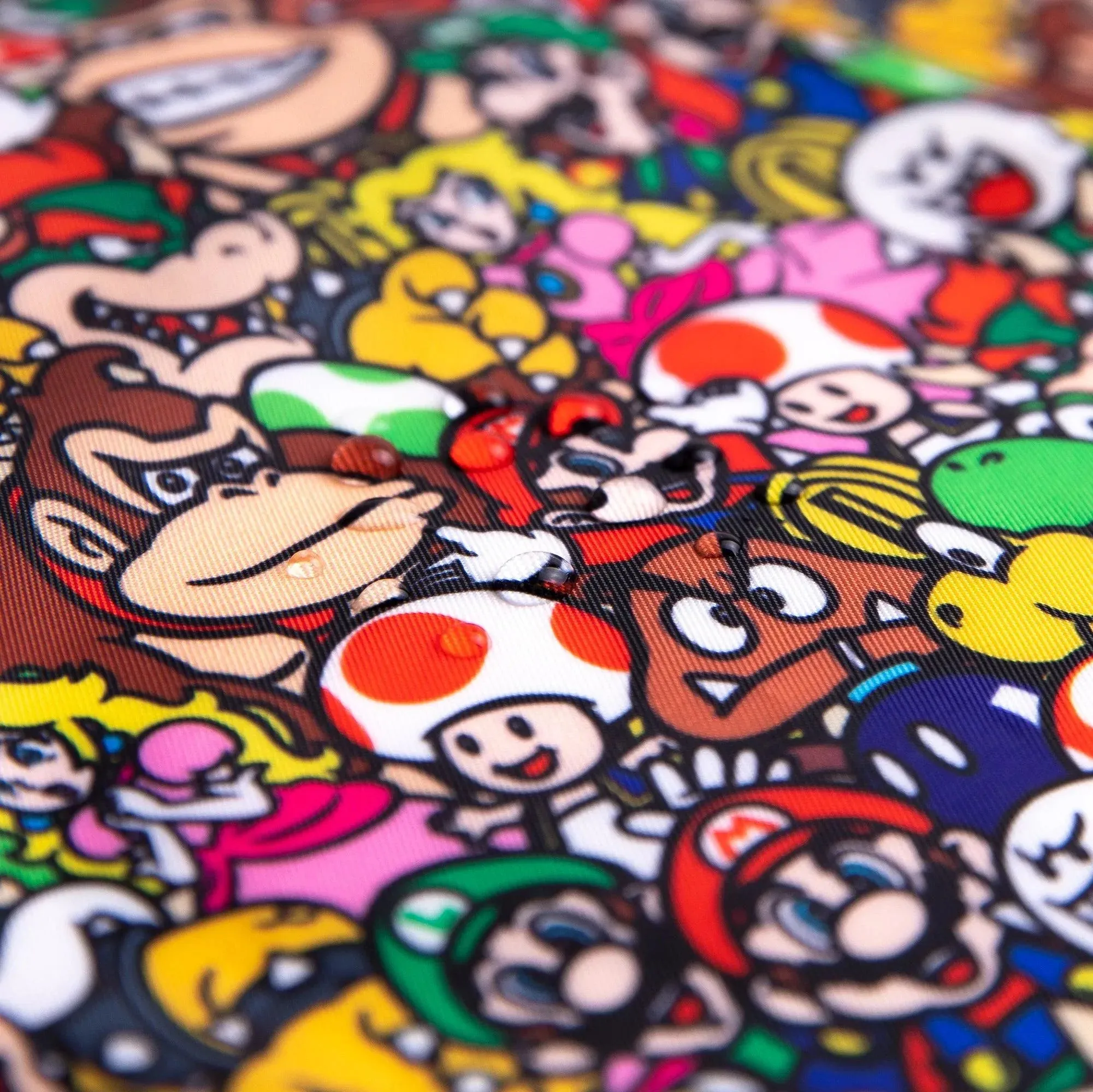 Sleeved Bib: Super Mario Mashup