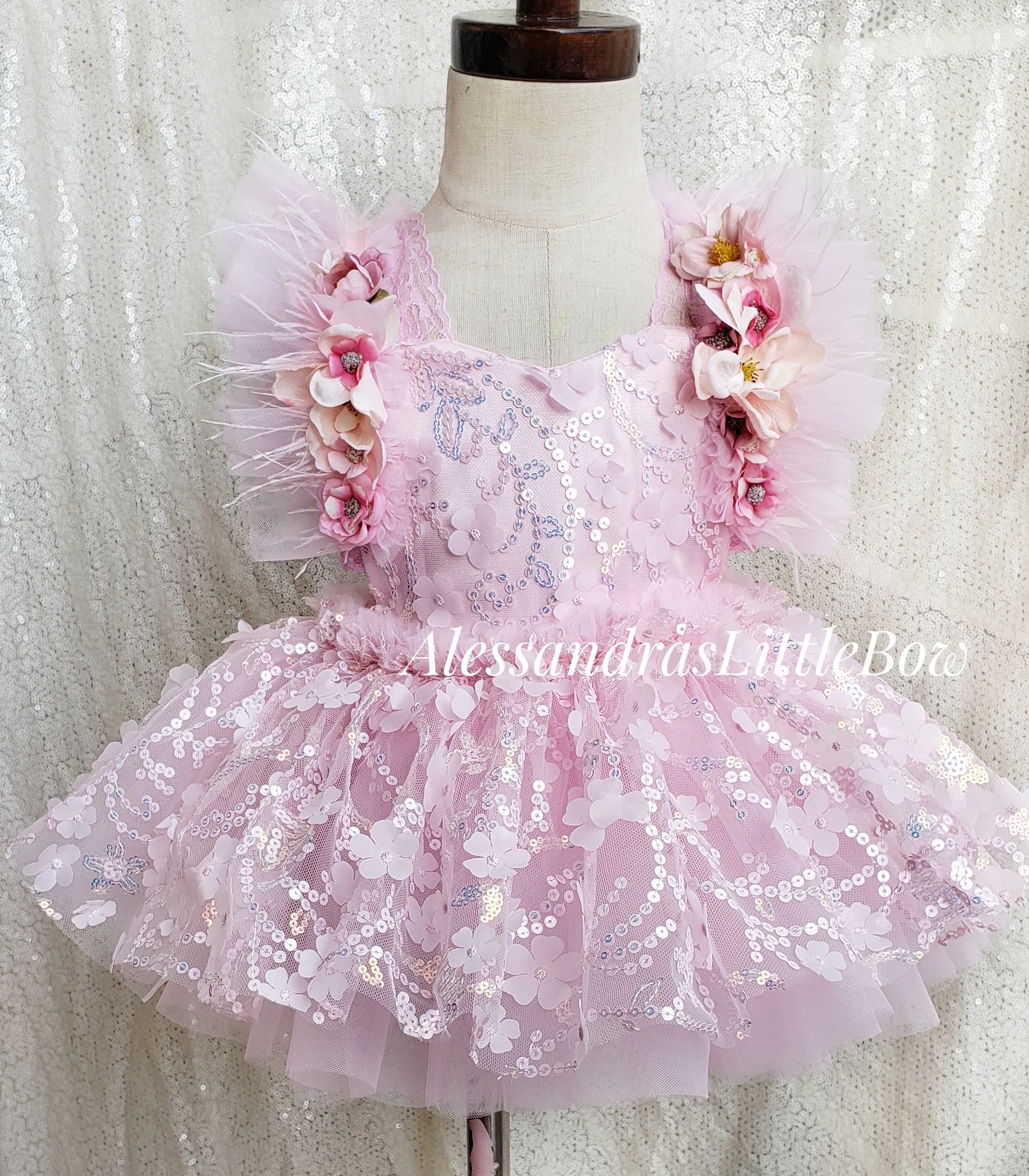 Sparkly pink Princess Deluxe Couture romper