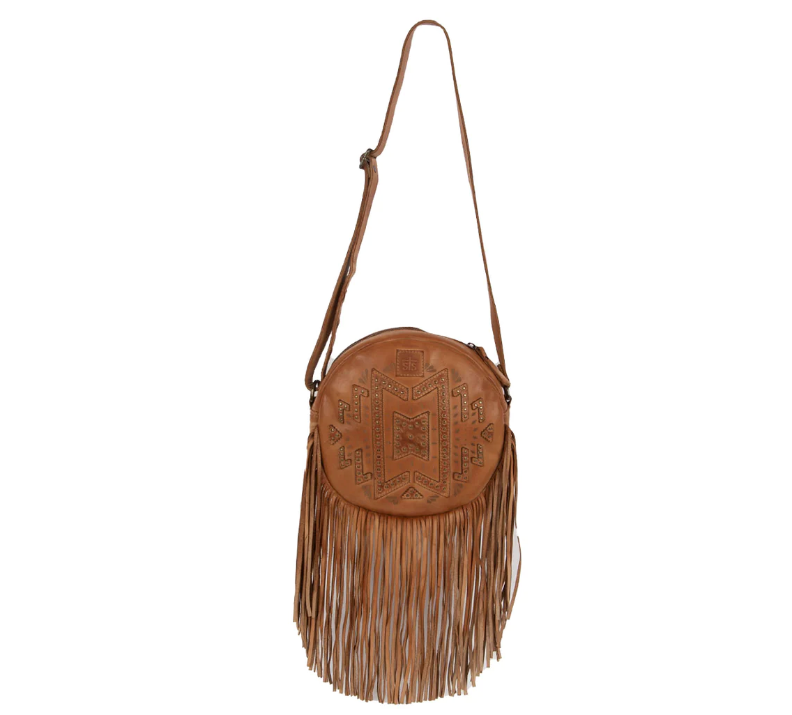 STS Wayfarer Sage Fringe Crossbody