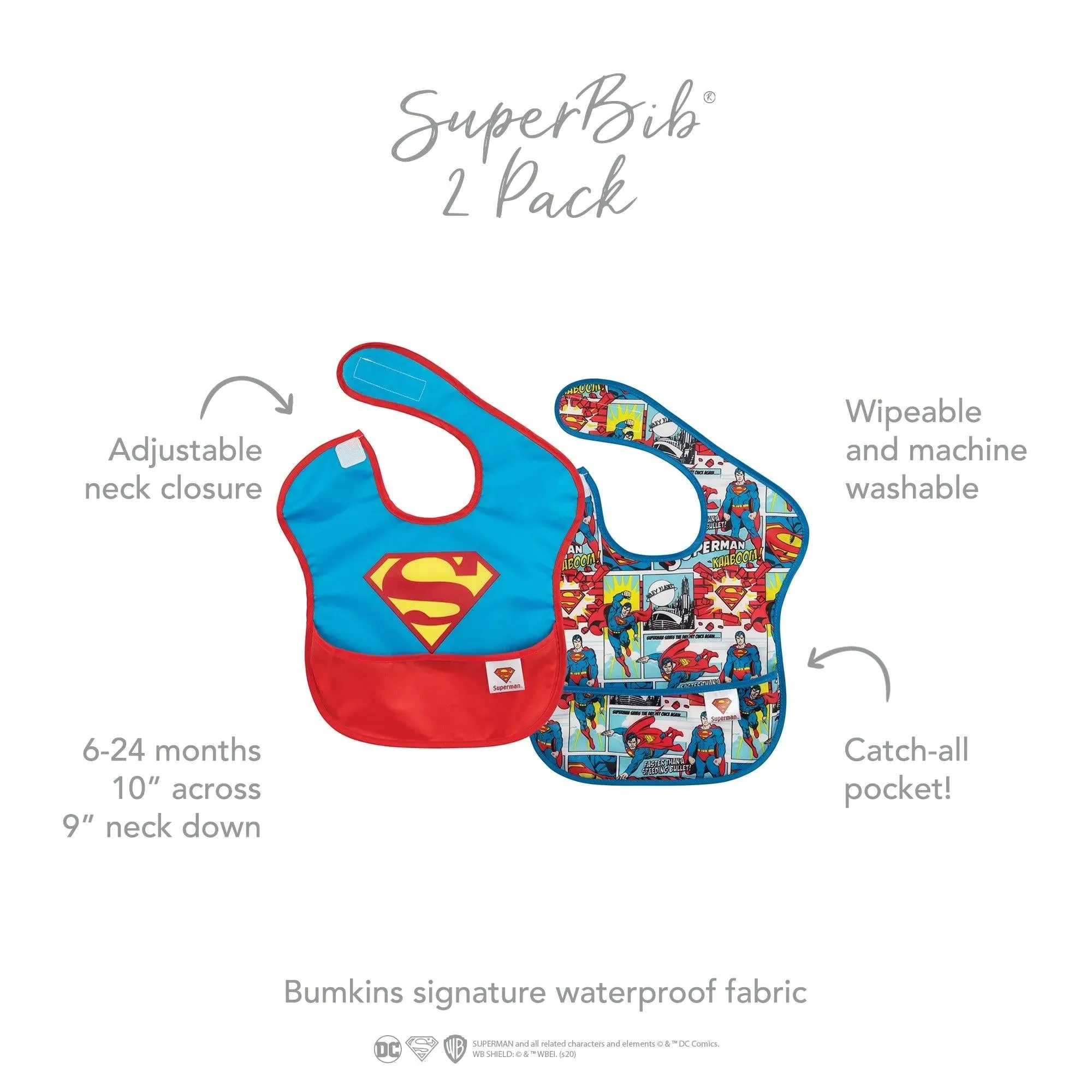 SuperBib 2 Pack: Superman