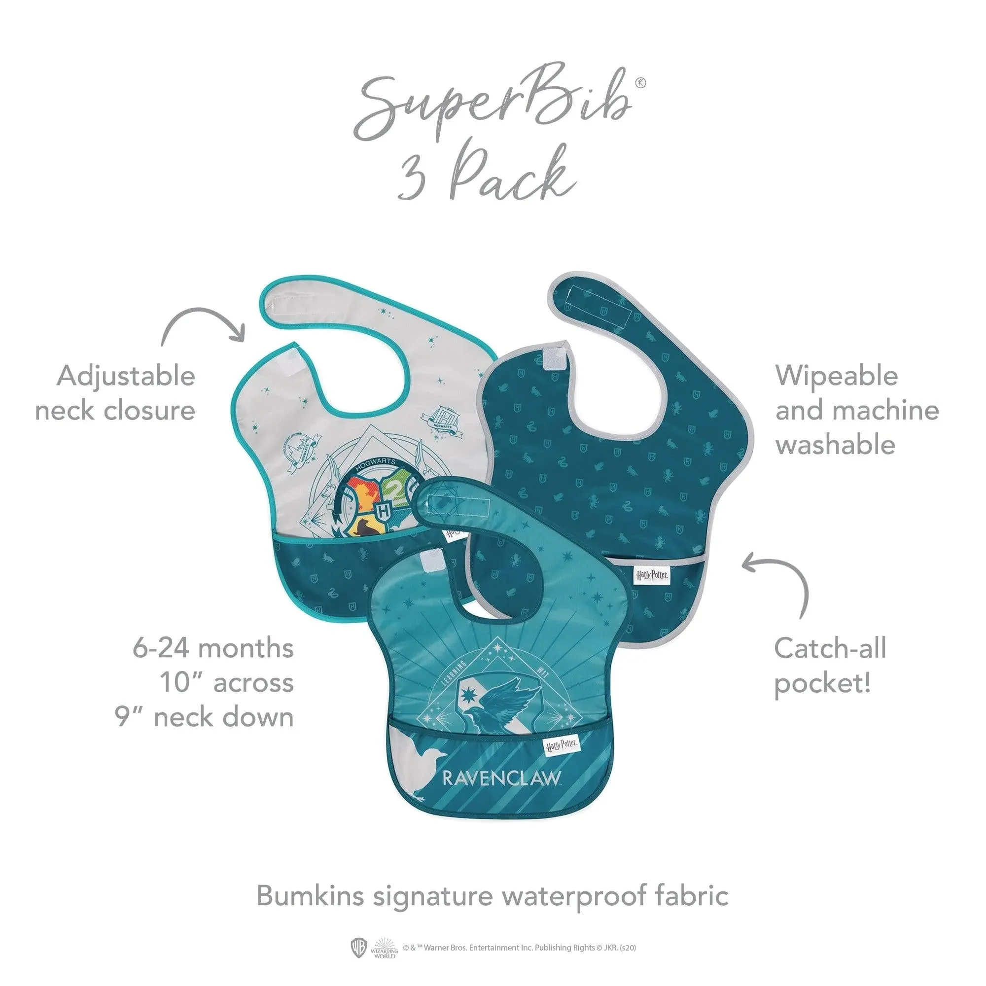 SuperBib 3 Pack: Ravenclaw