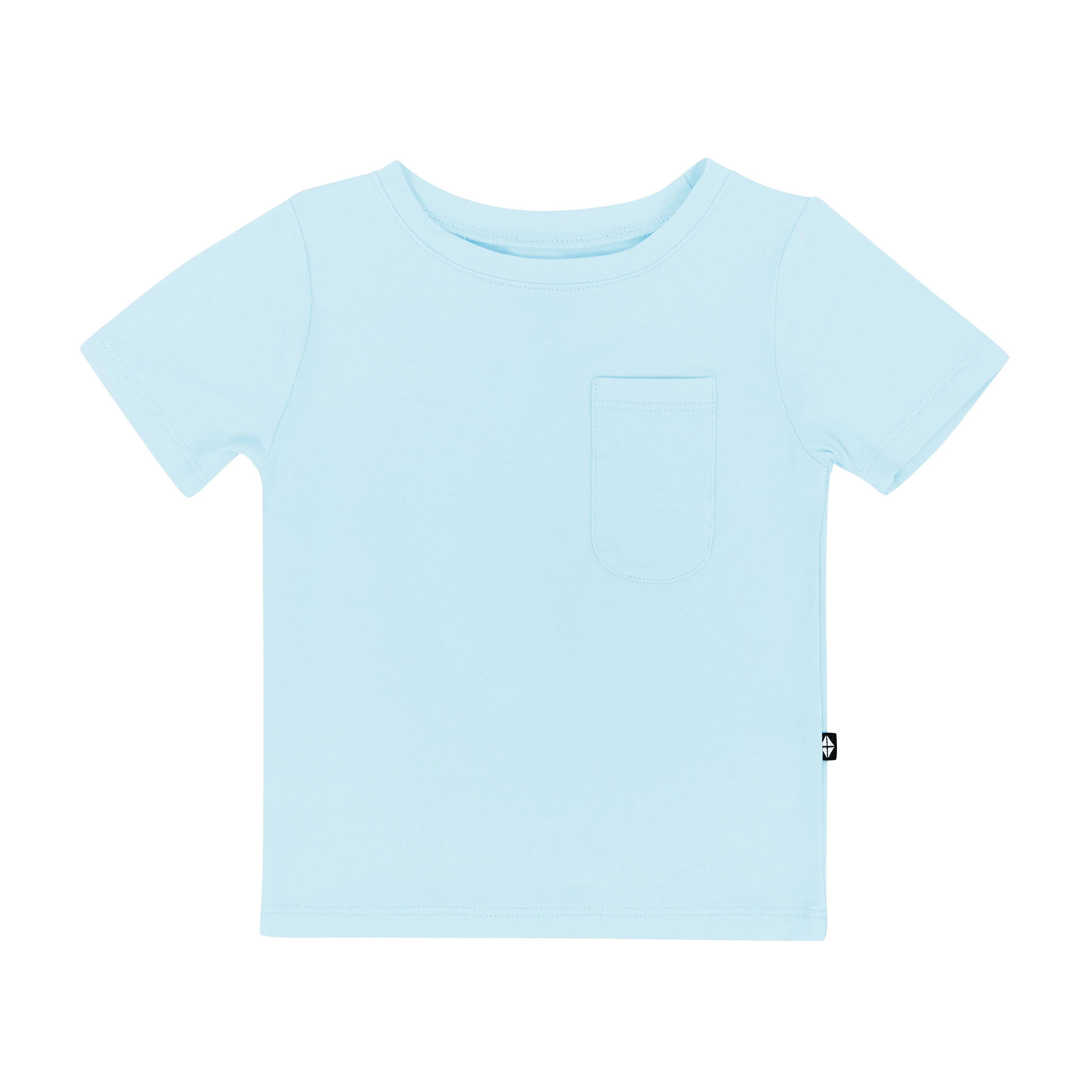 Toddler Crew Neck Tee in Powder