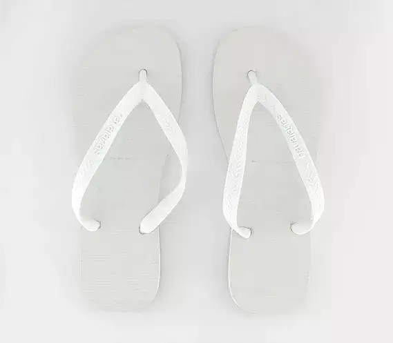 Womens Havaianas Top Flip Flop White